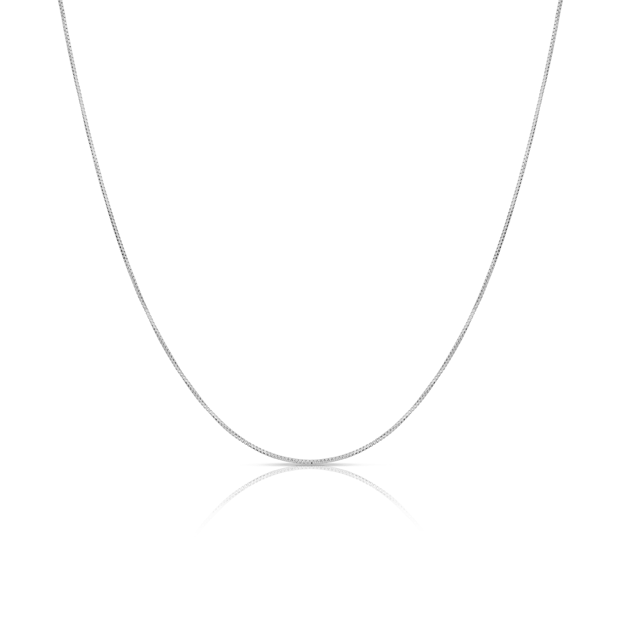 Venetian chain 40cm 18K white gold - Image 2