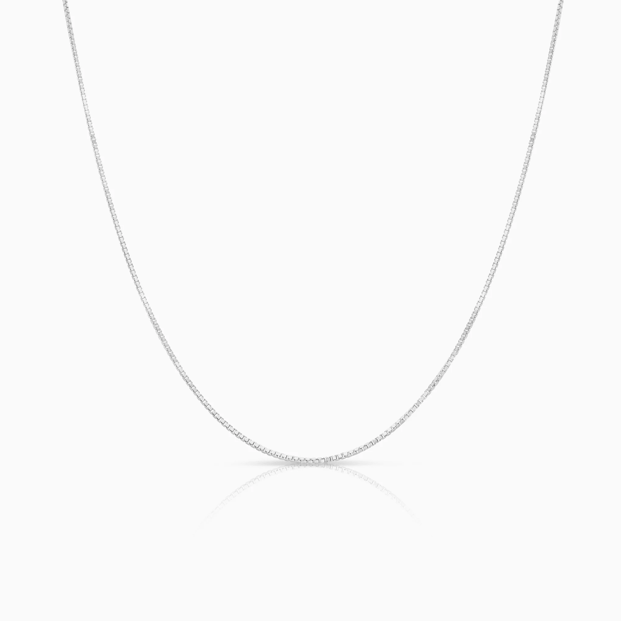 Venetian link 42.5cm 18K white gold
