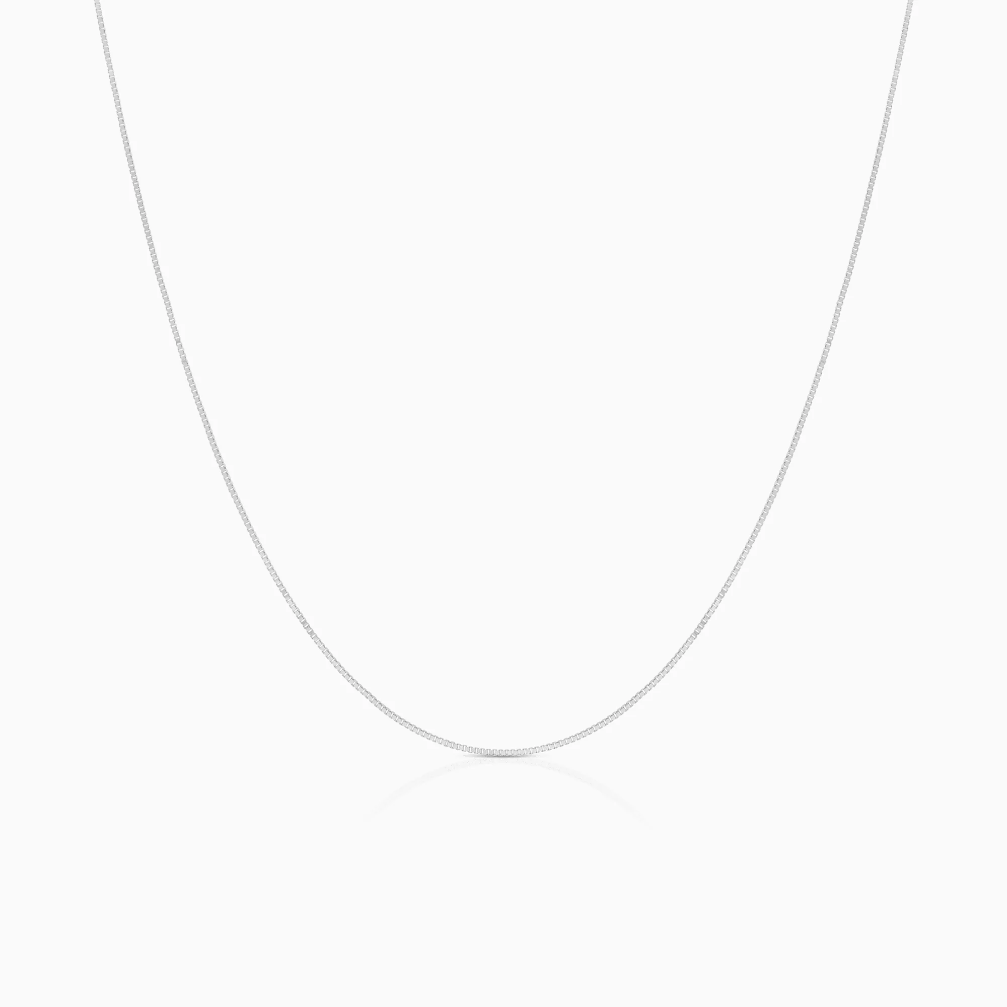 Venetian link 42cm 18K white gold