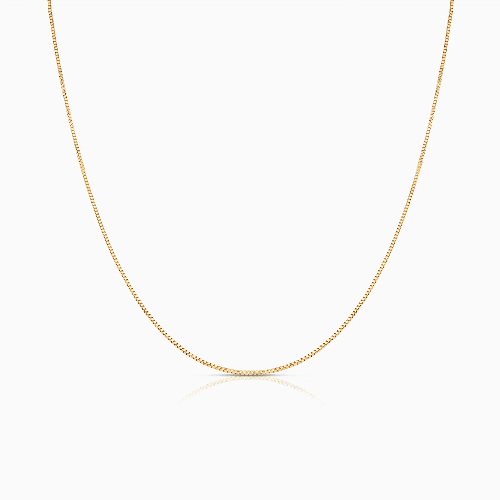 Box Chain 43cm 18K gold