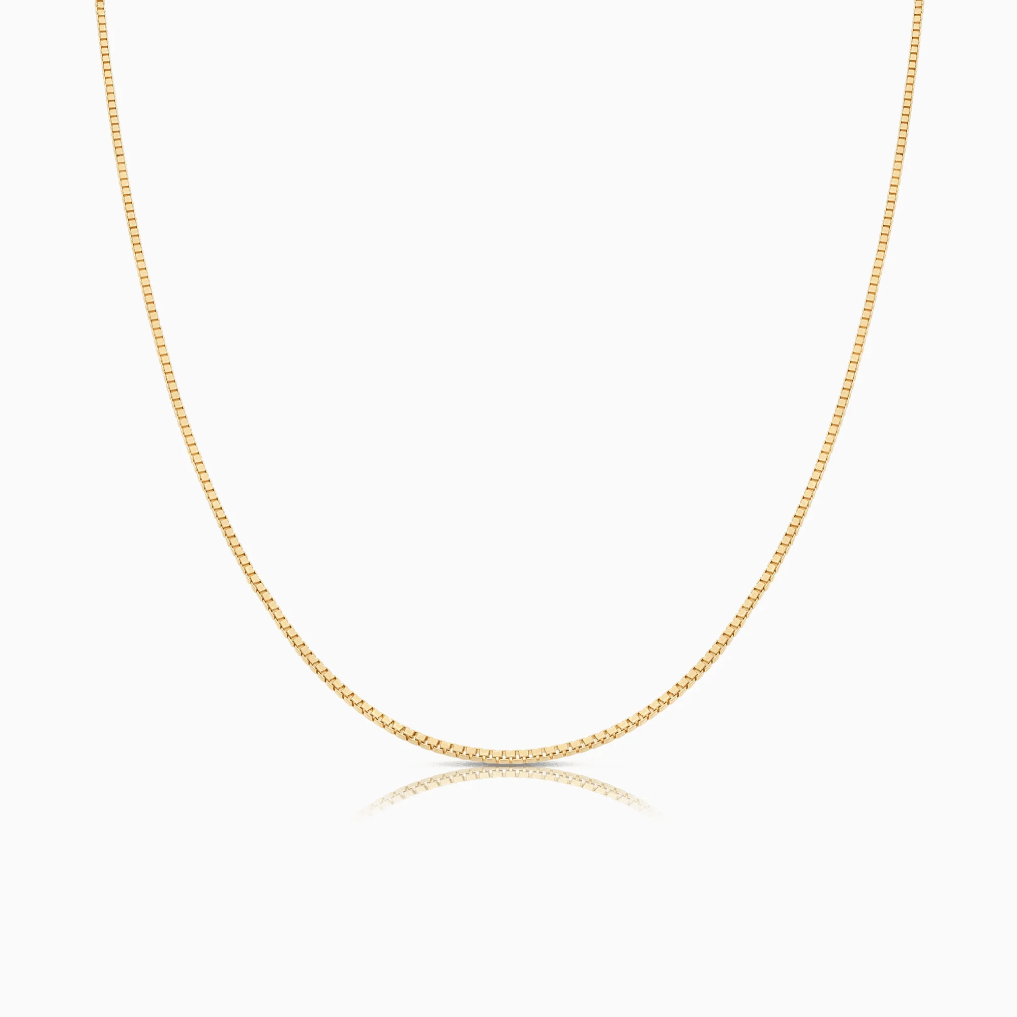 Venetian chain 45.5cm 18K gold