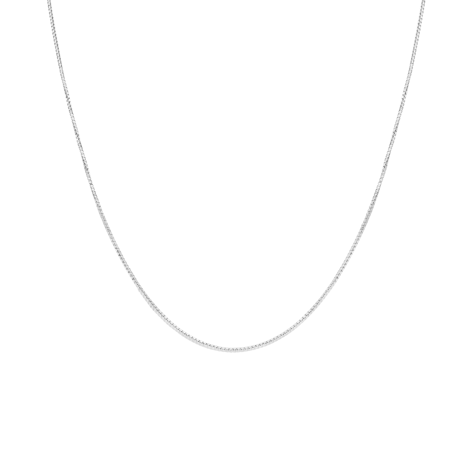 Venetian Chain 46cm 18K White Gold - Image 2