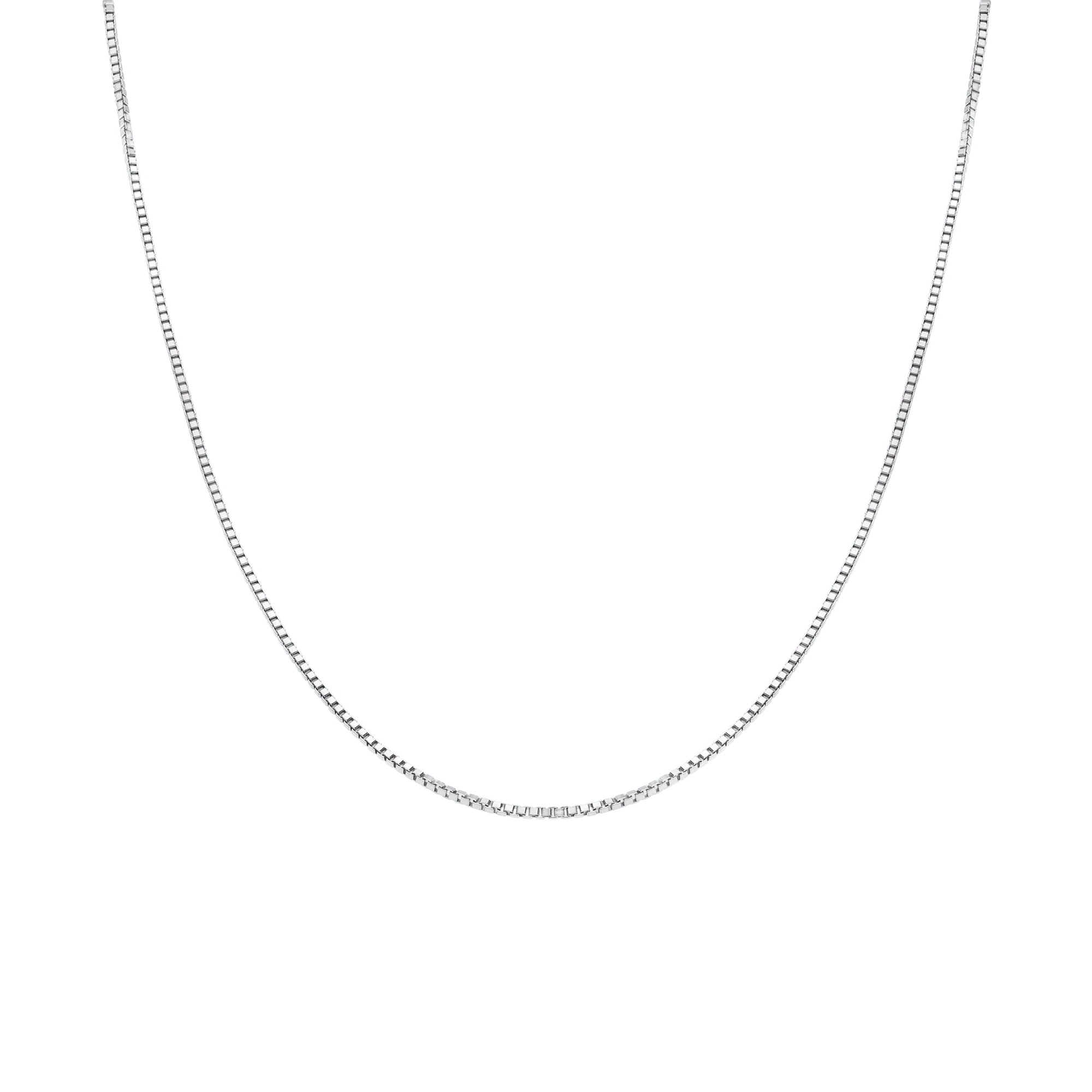 Venetian chain 50.5cm 18K white gold - Image 2