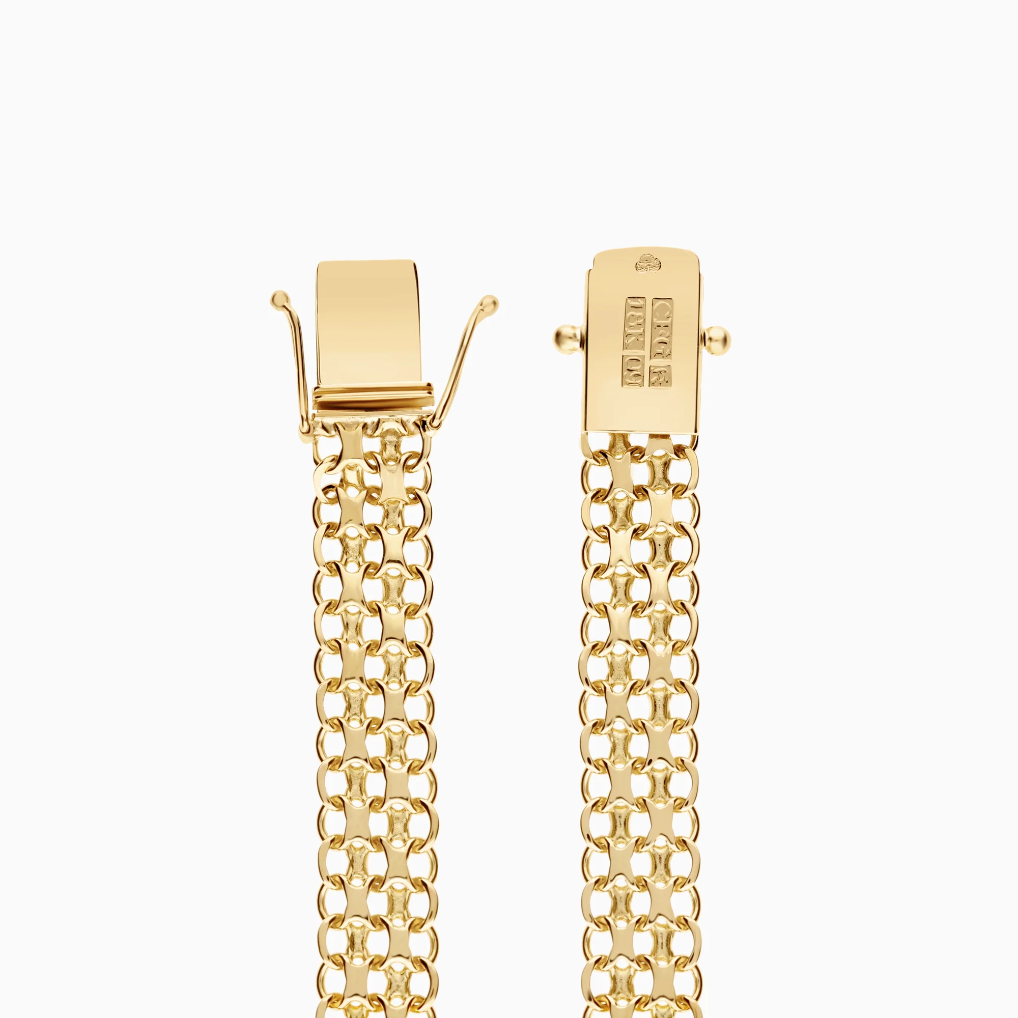X-link bracelet 10.26g 18K gold - Image 2