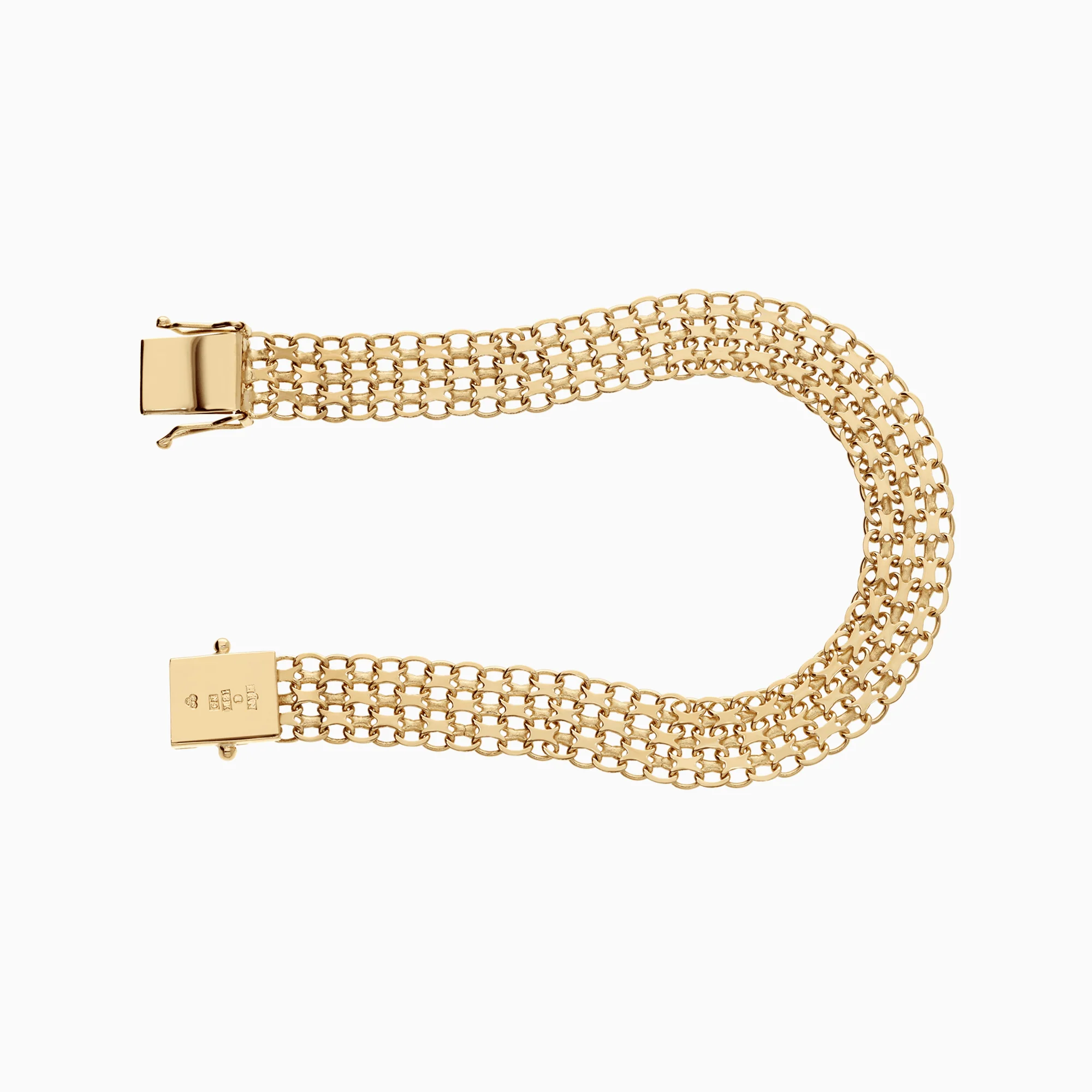 X-link bracelet 13.02g 18K gold - Image 2