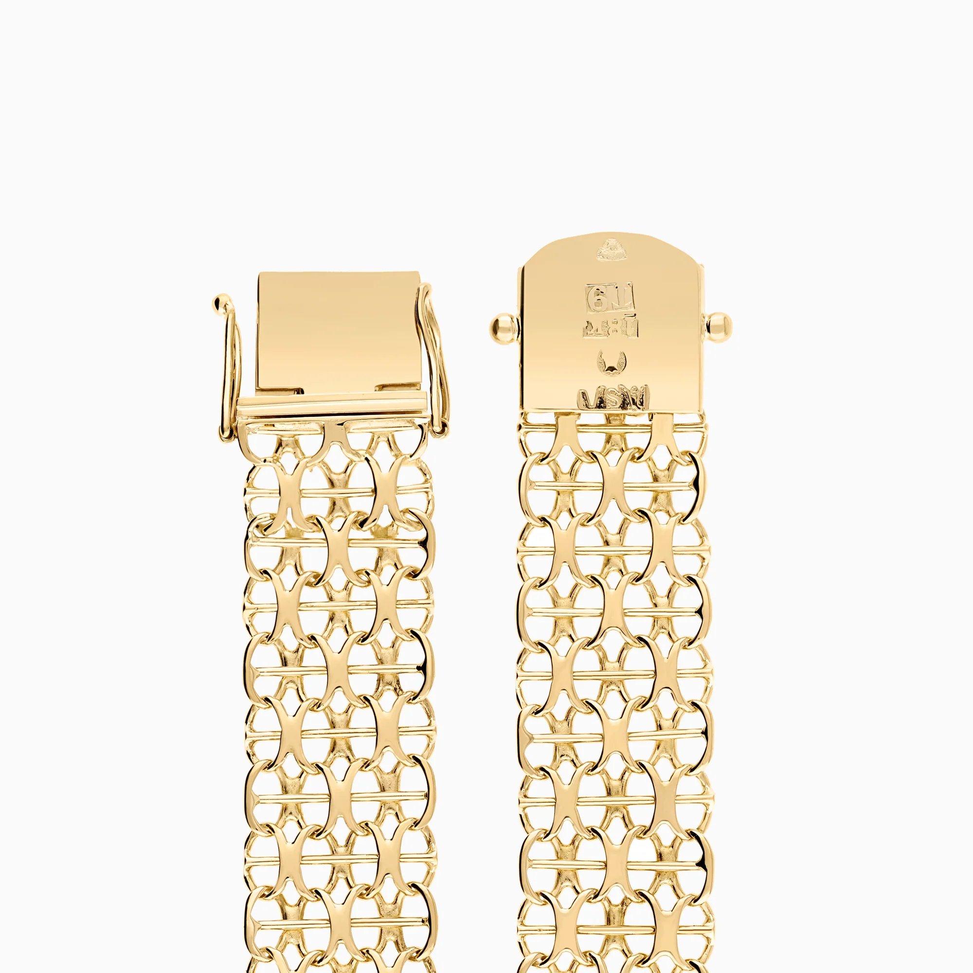 X-link bracelet 15.96g 18K gold - Image 2