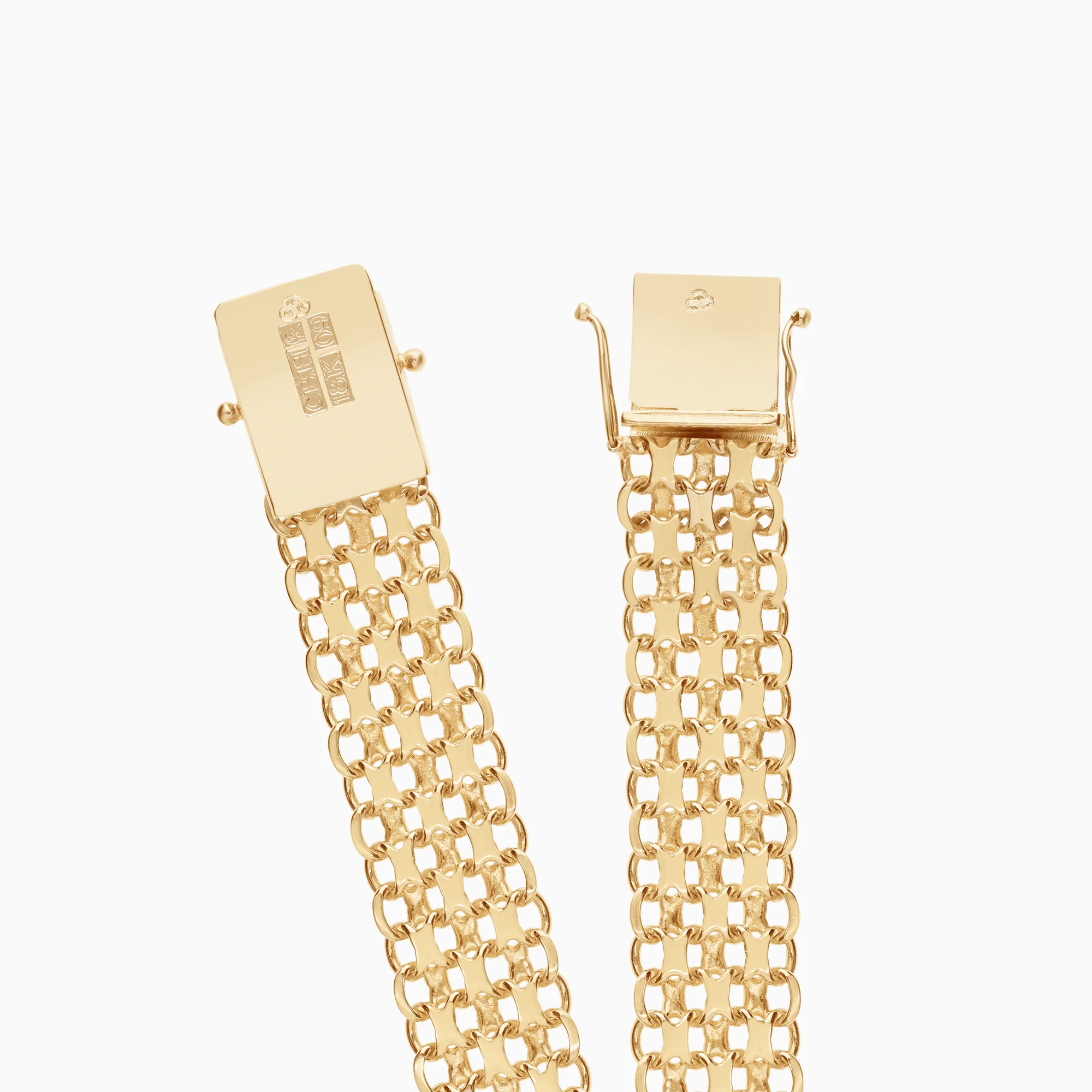 X-link bracelet 21.40g 18K gold - Image 2