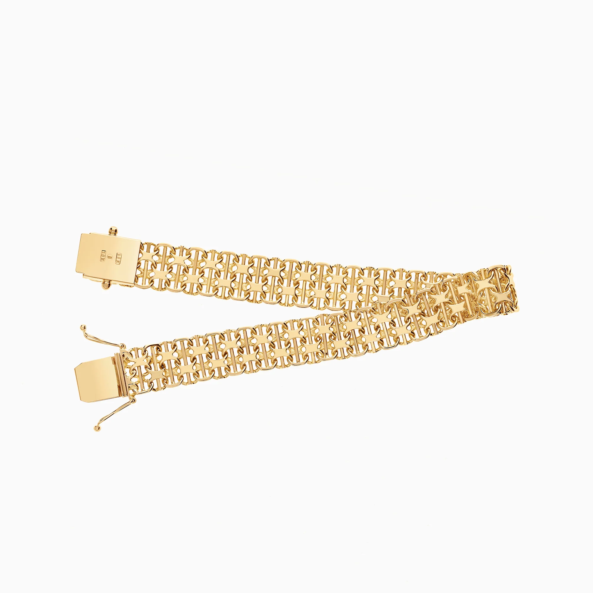 X-link bracelet 22.79g 18K gold - Image 2