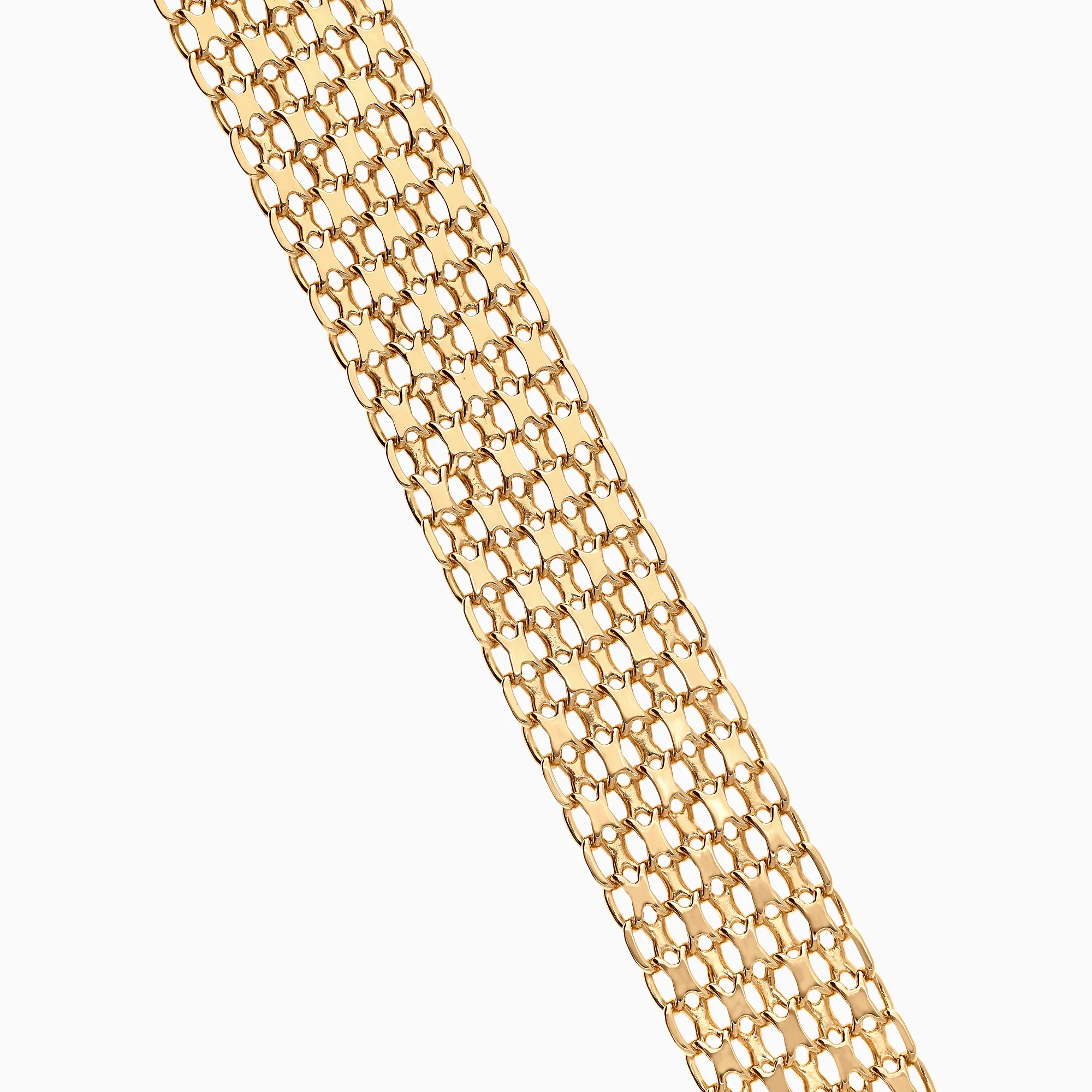 X-link bracelet 24.26g 18K gold