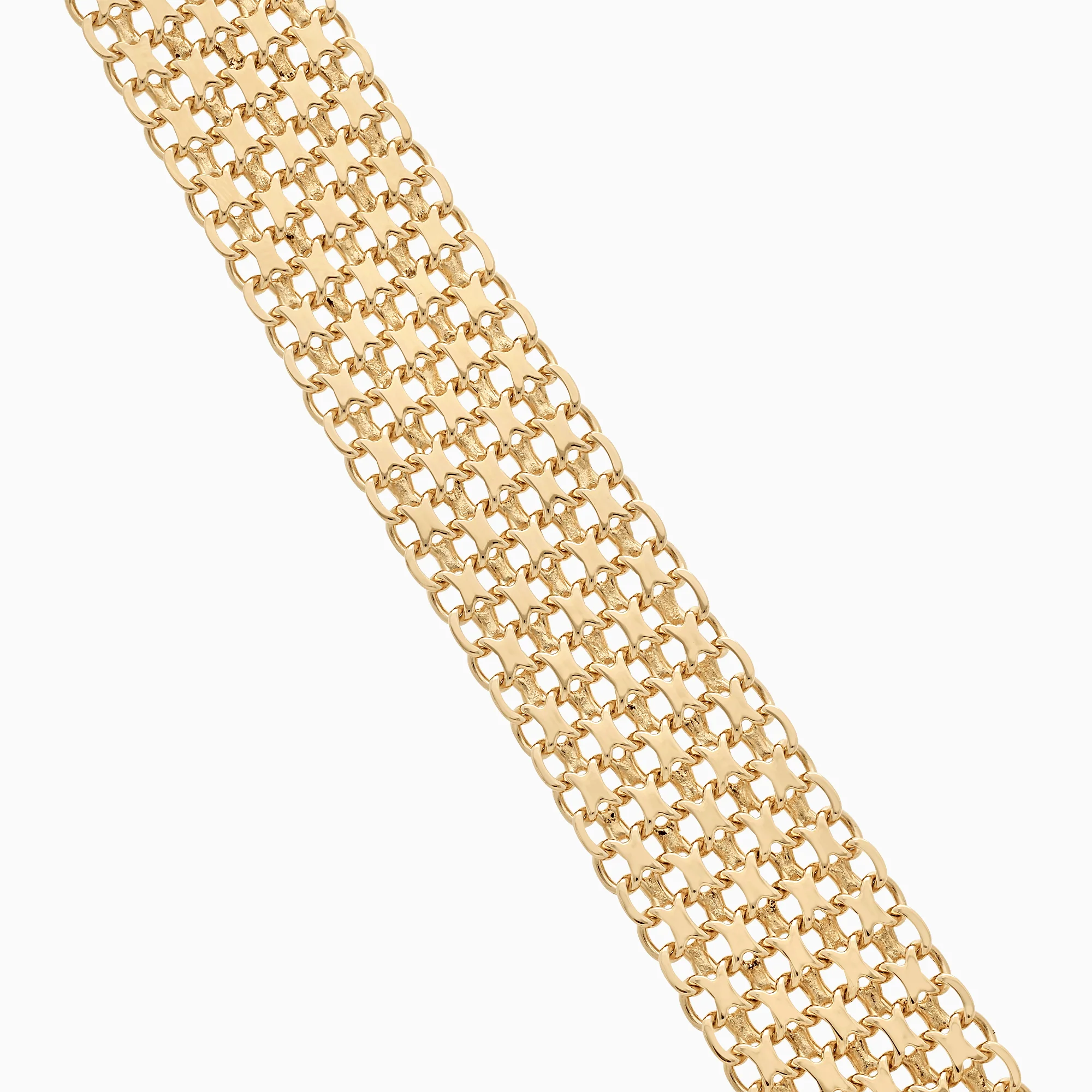 X-link bracelet 24.42g 18K gold