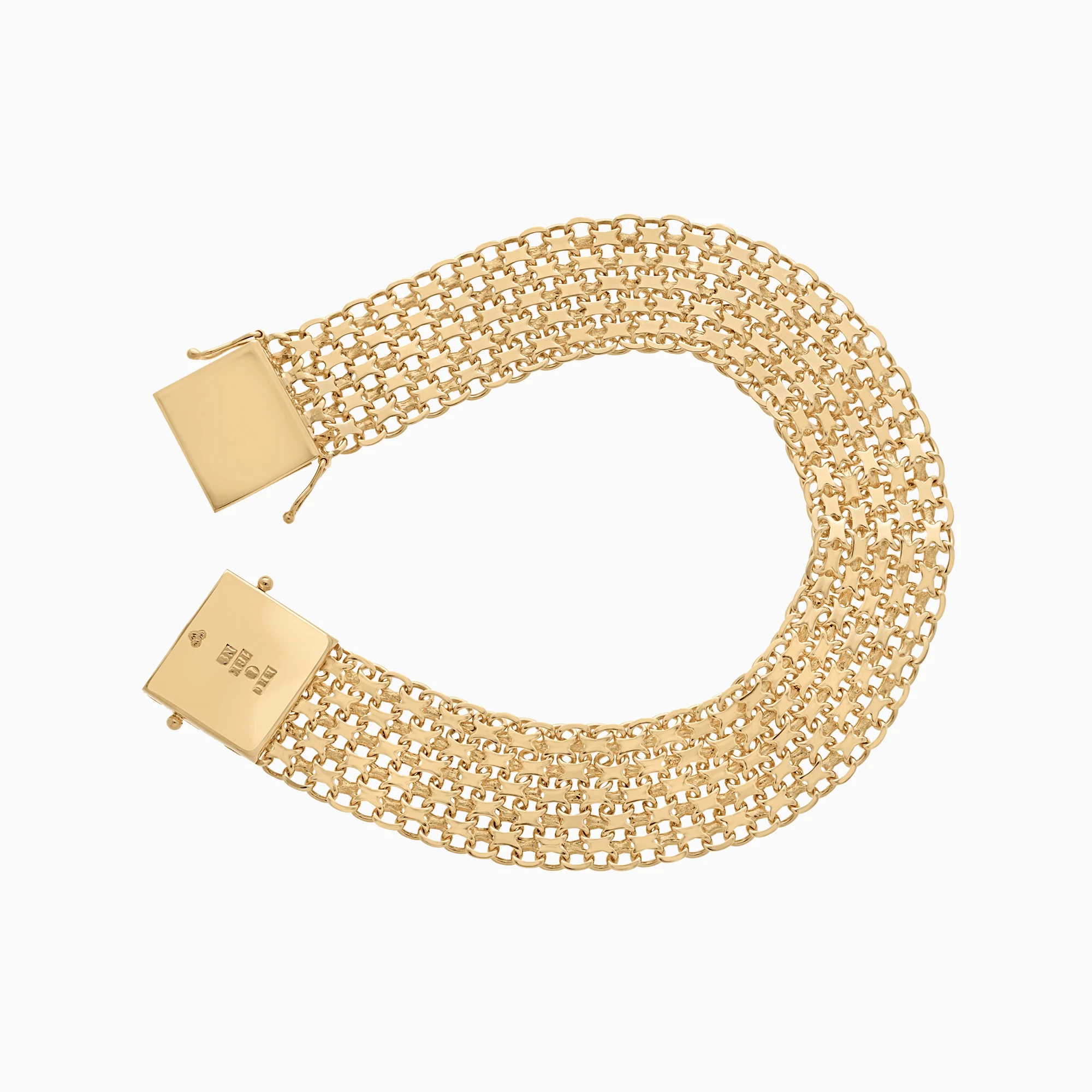 X-link bracelet 24.42g 18K gold - Image 2