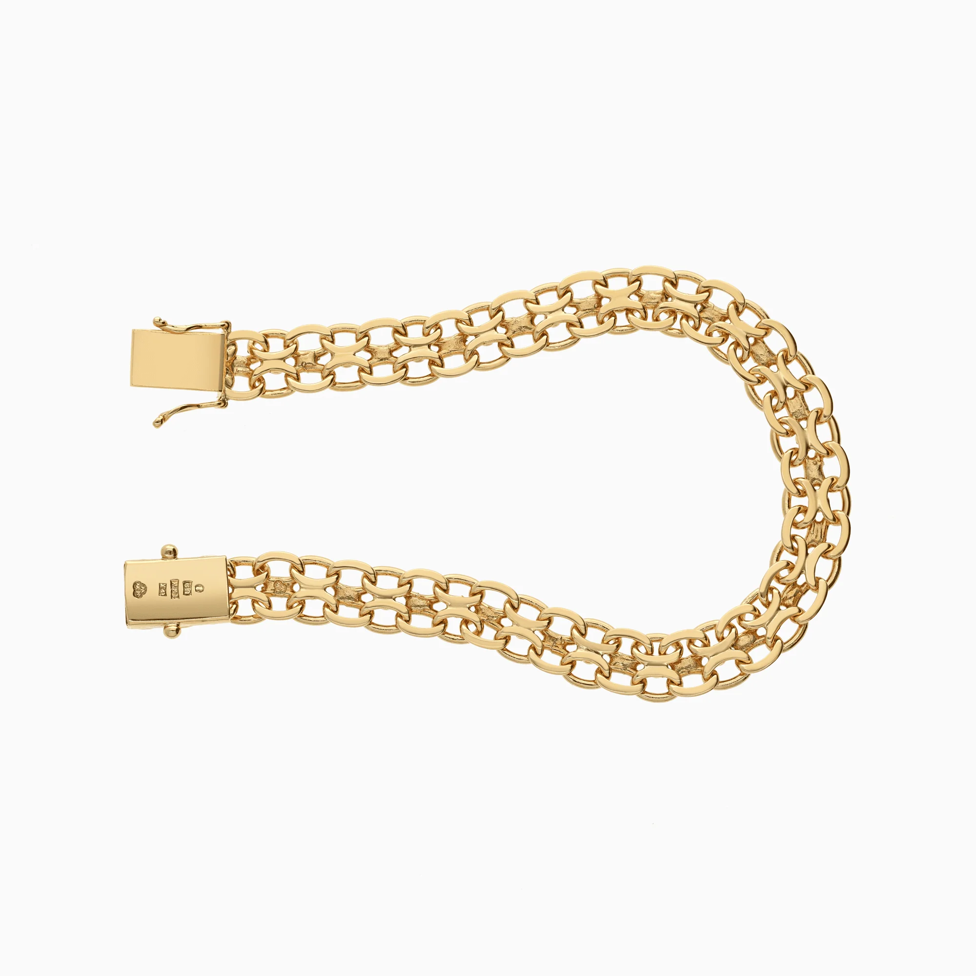 X-link bracelet 24.56g 18K gold - Image 2