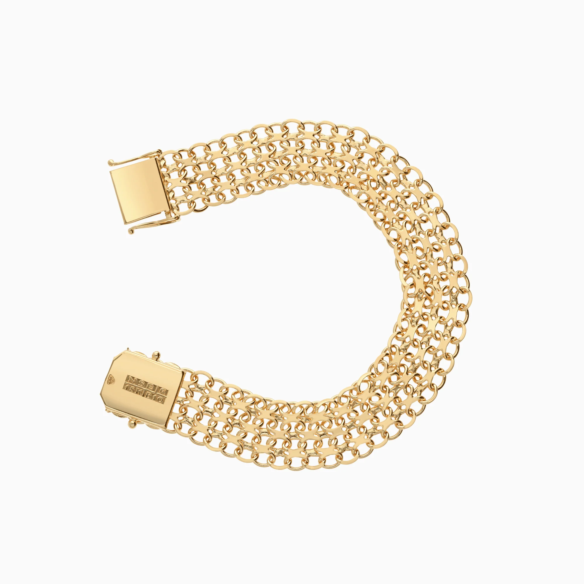 X-link bracelet 25.35g 18K gold - Image 2
