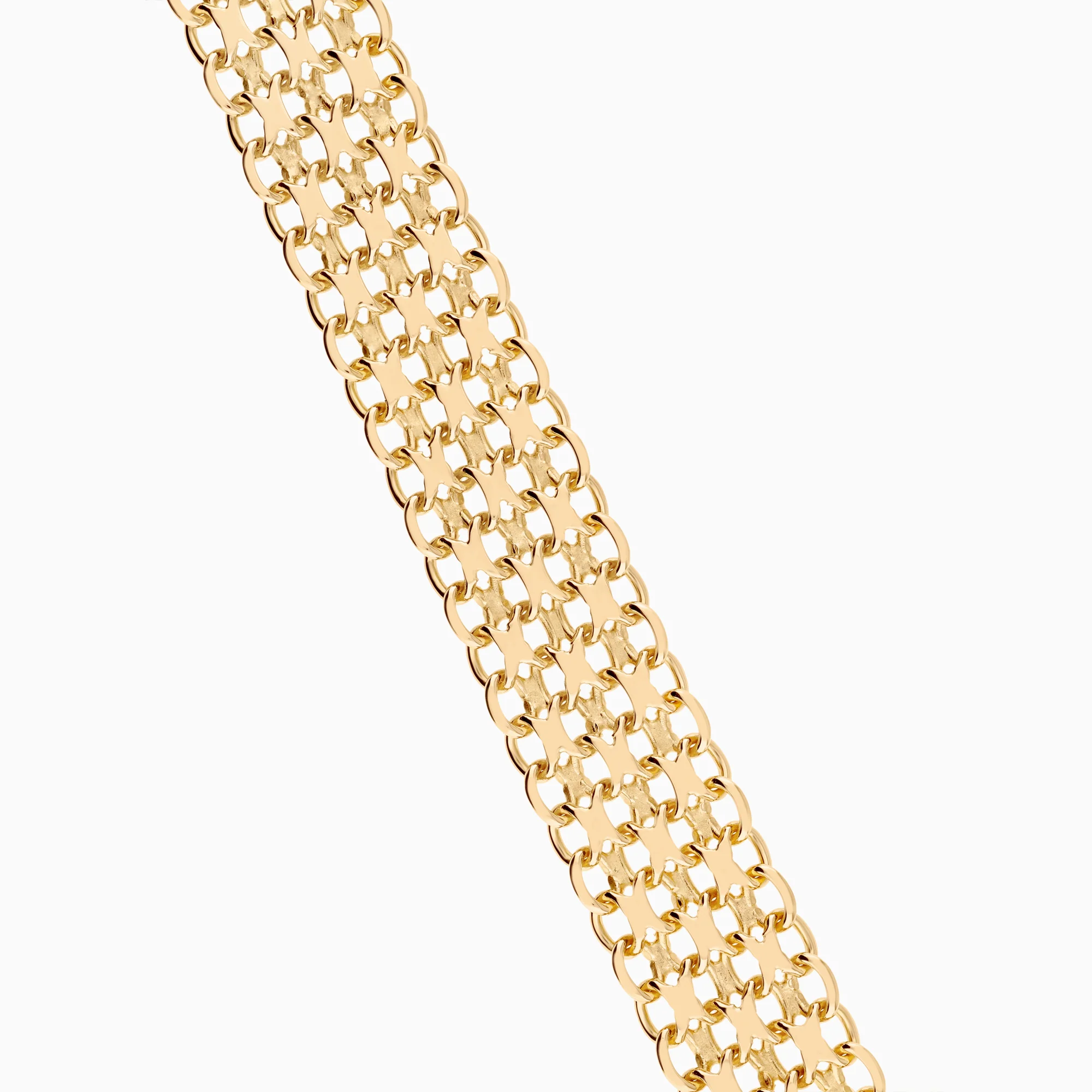 X-link bracelet 28.71g 18K gold