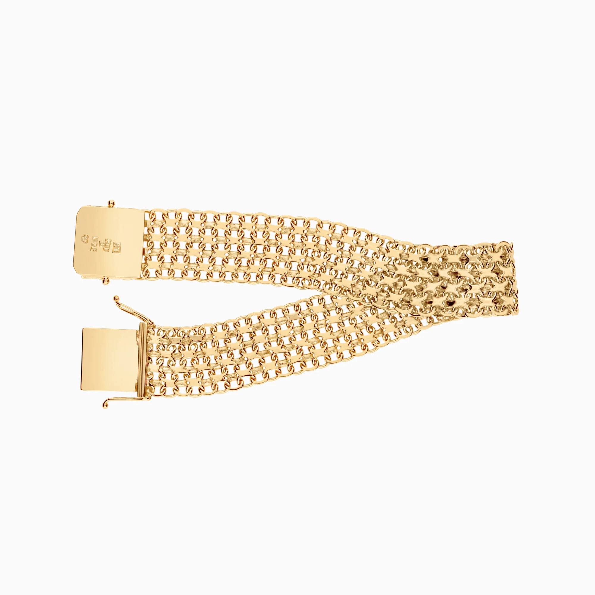 X-link bracelet 29.21 g 18K gold - Image 2