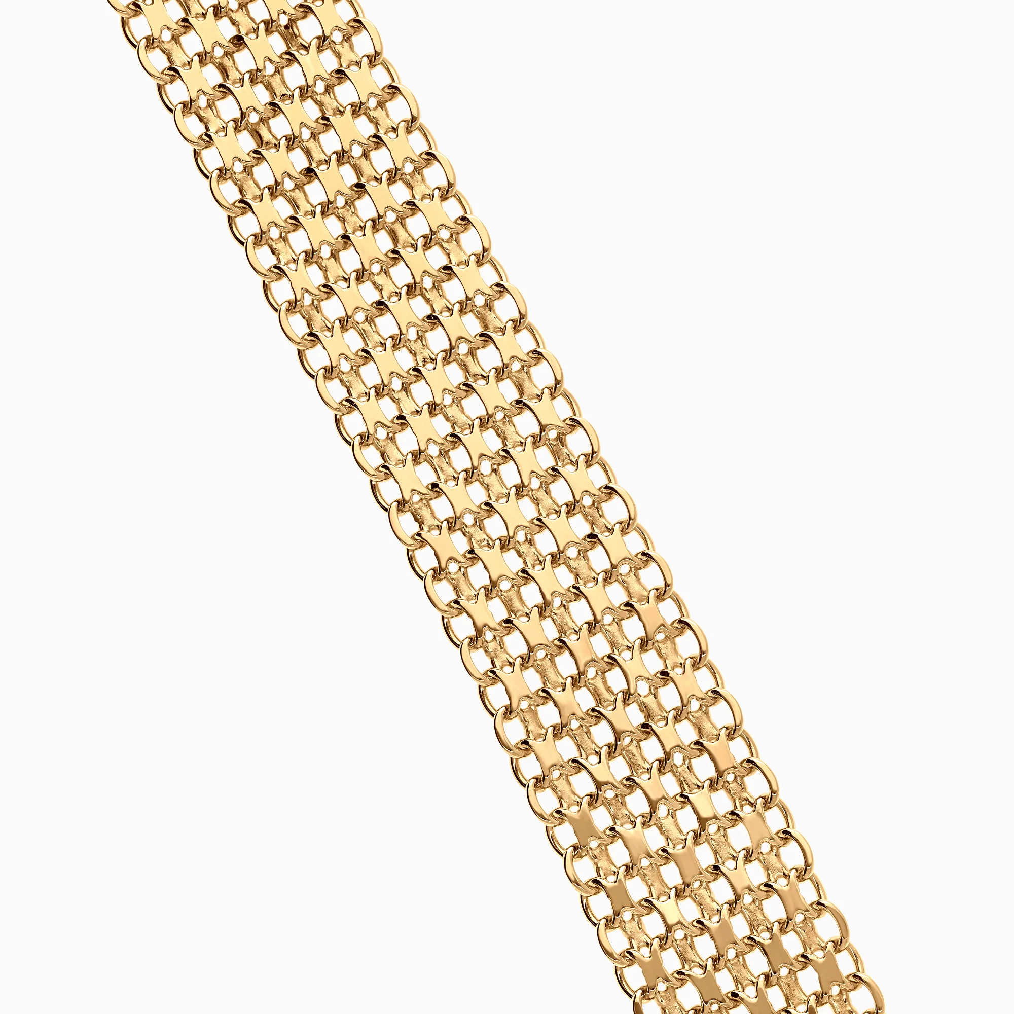 X-link bracelet 33.26g 18K gold