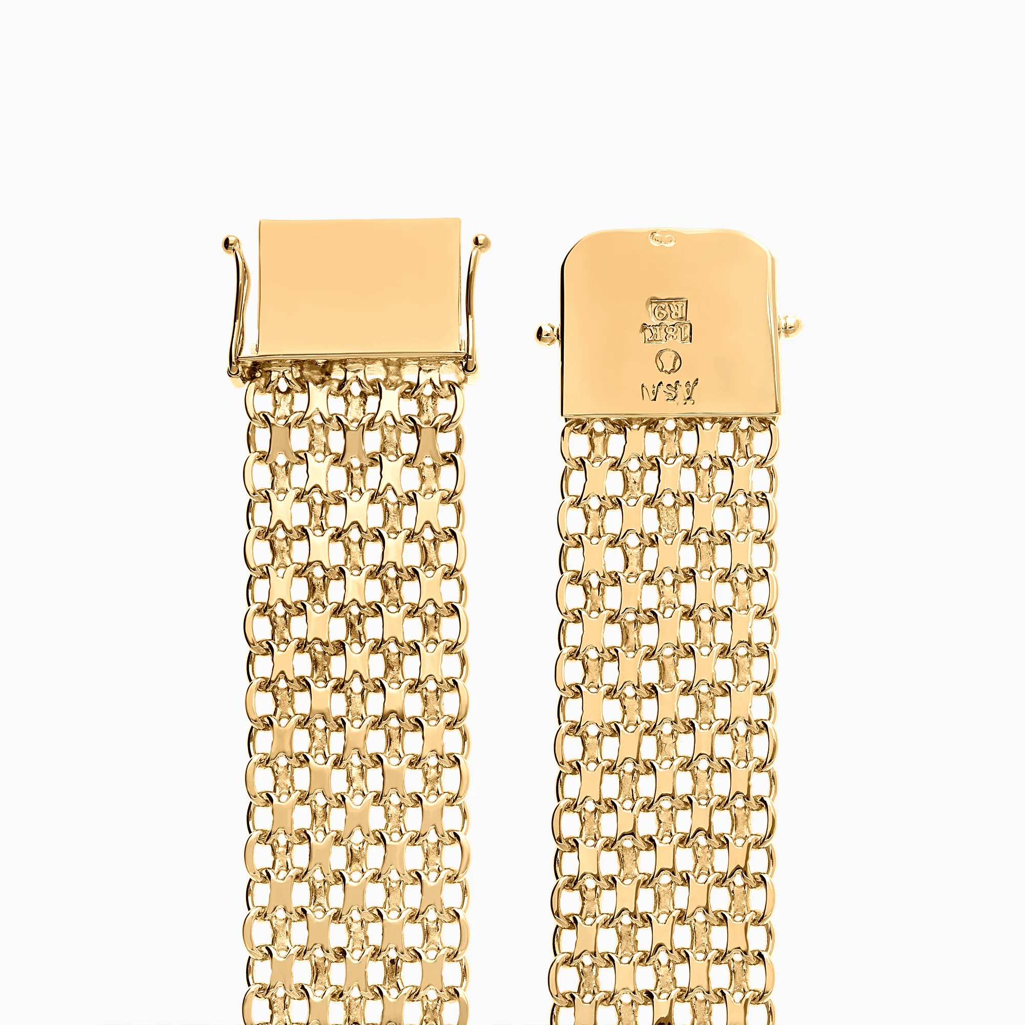 X-link bracelet 33.26g 18K gold - Image 2