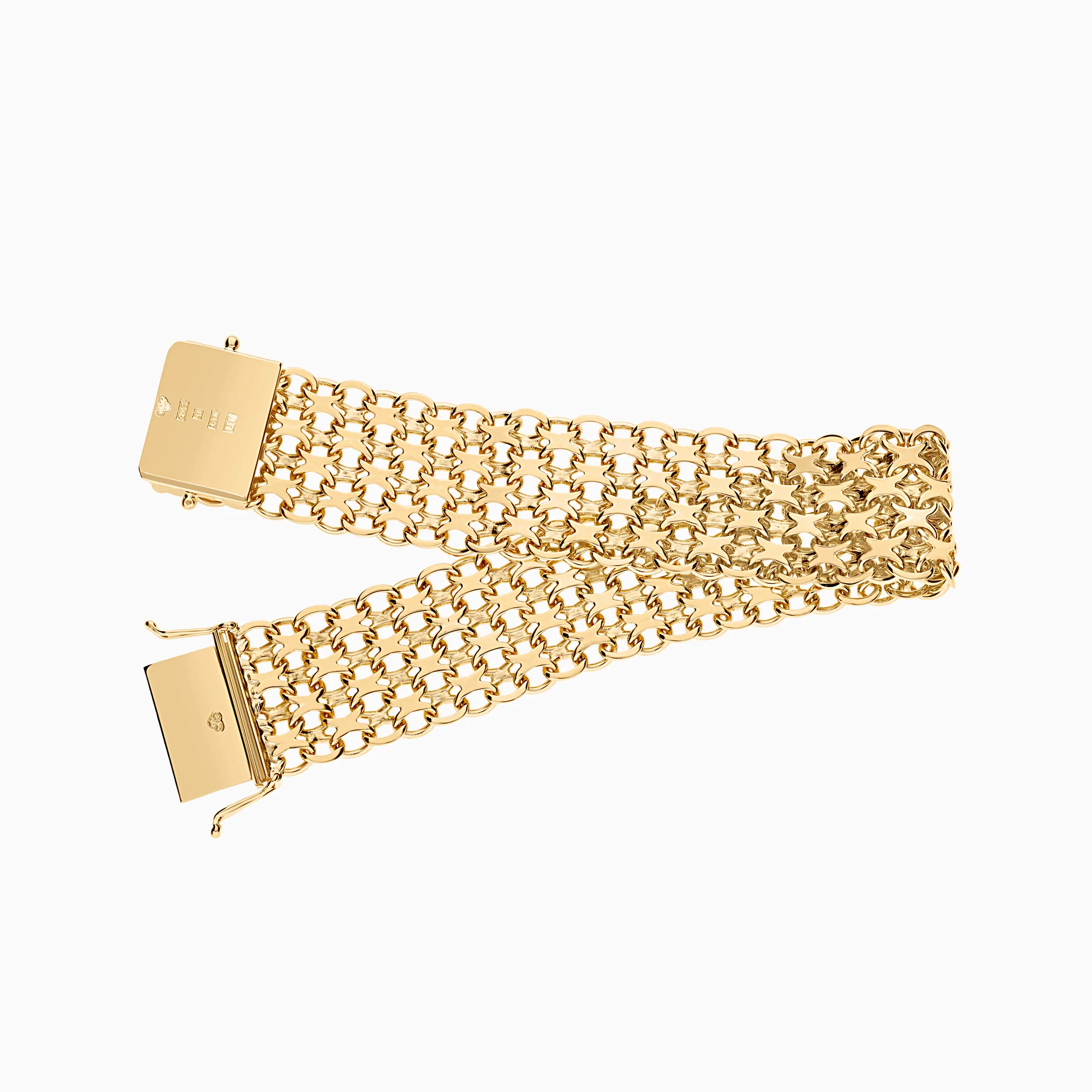 X-link bracelet 40.46g 18K gold - Image 2