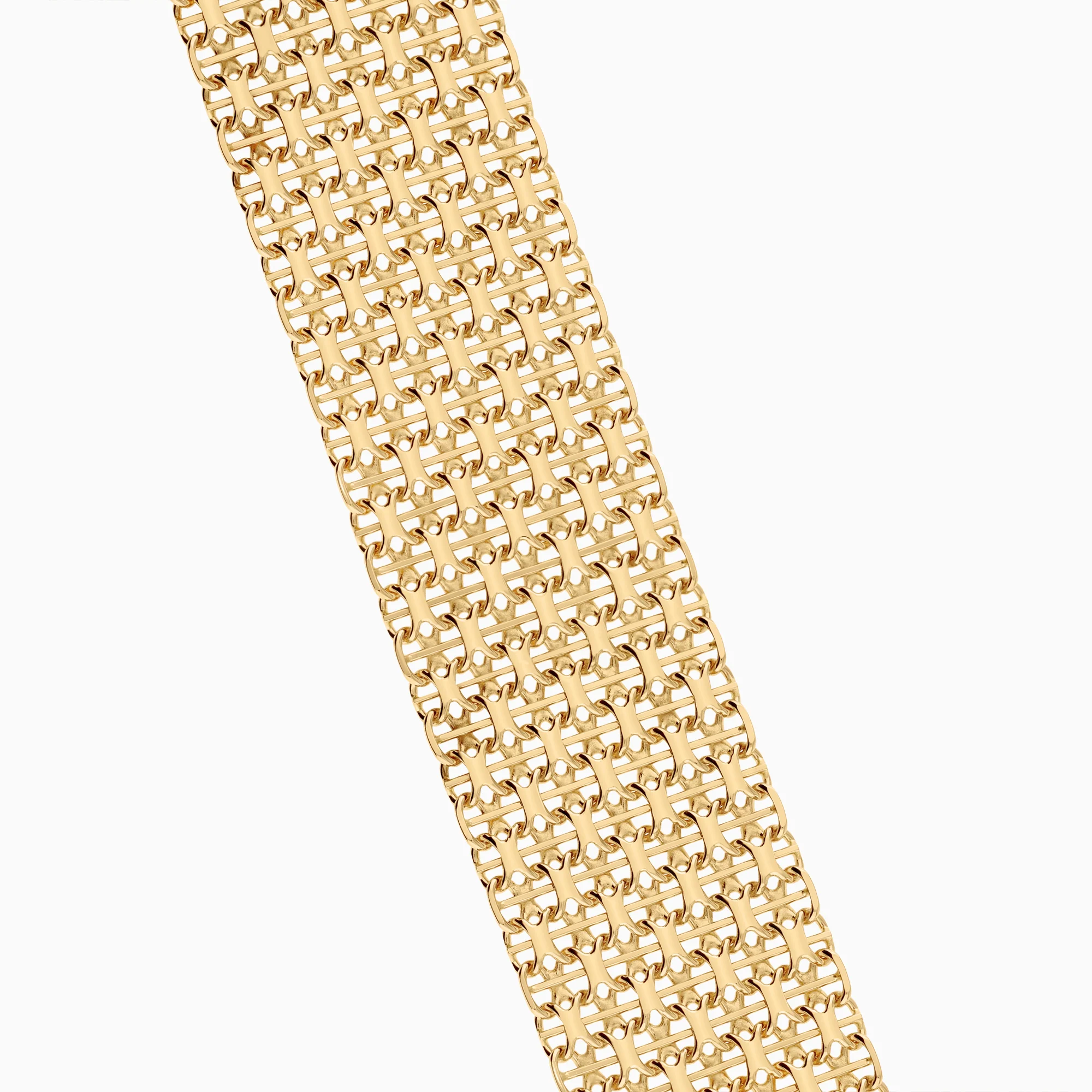 X-link bracelet 45.19g 18K gold