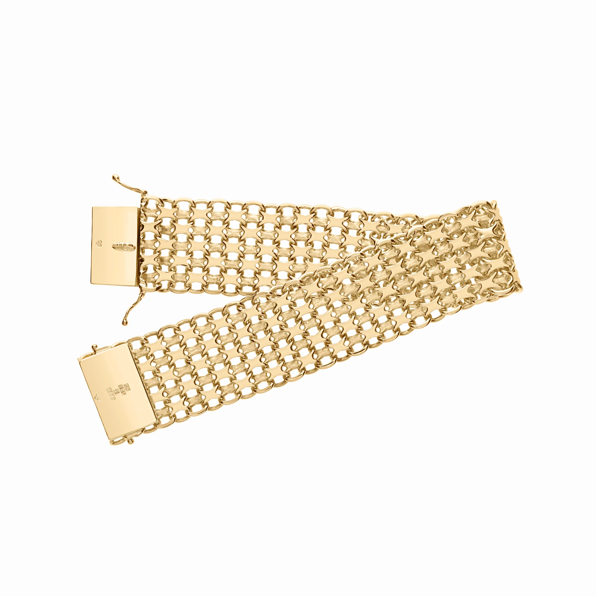 X-link bracelet 50.13g 18K gold - Image 2