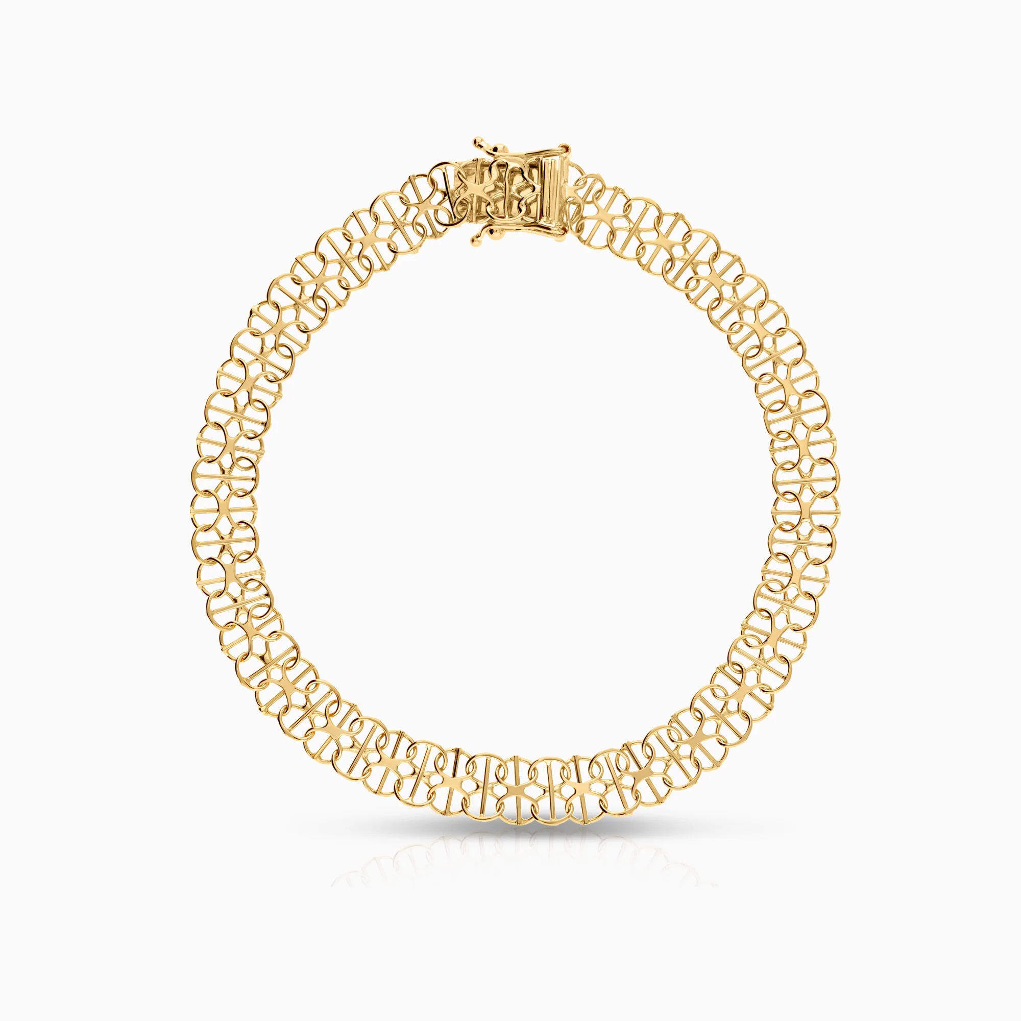 X-link bracelet 6.09g 18K gold