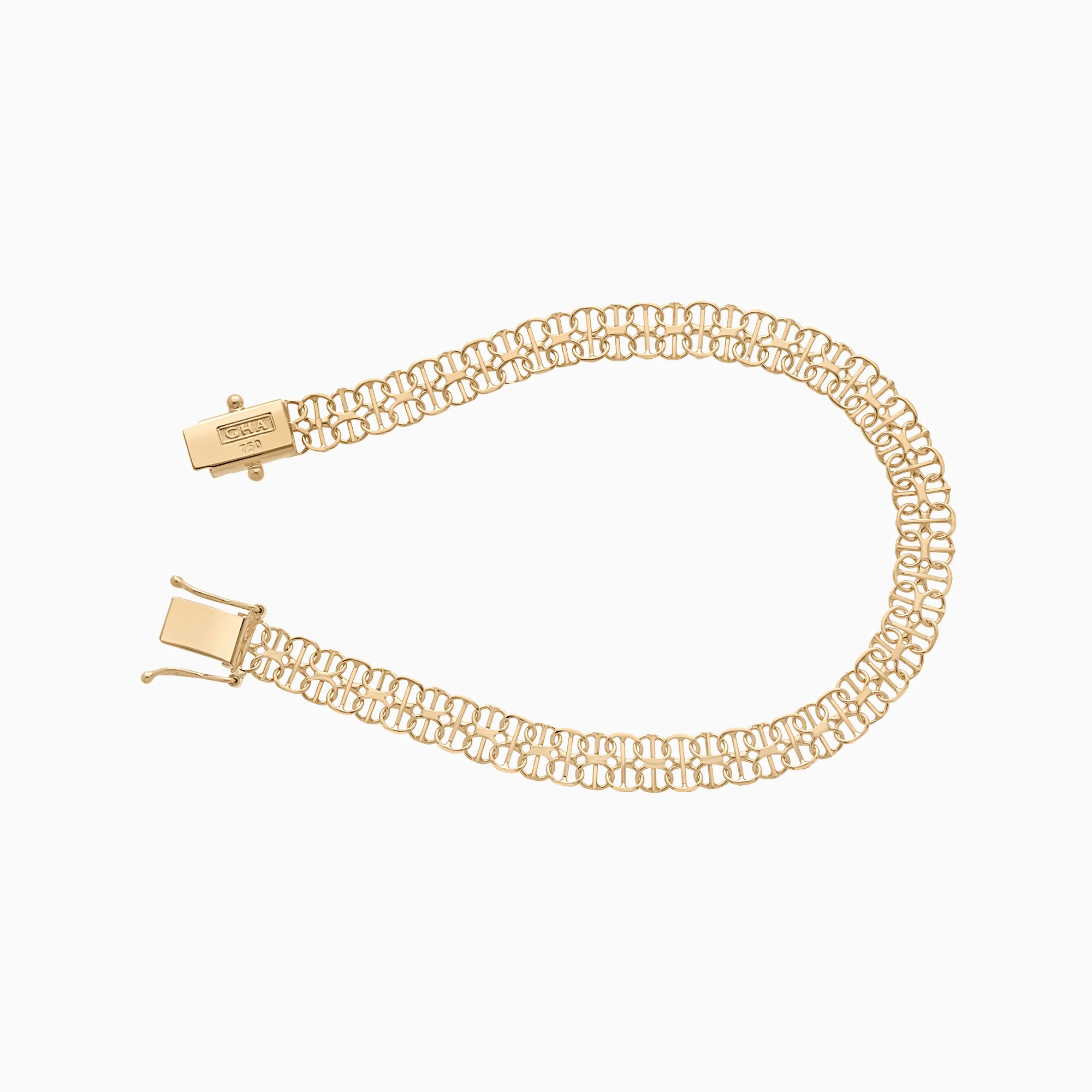 X-link bracelet 6.79g 18K gold - Image 2