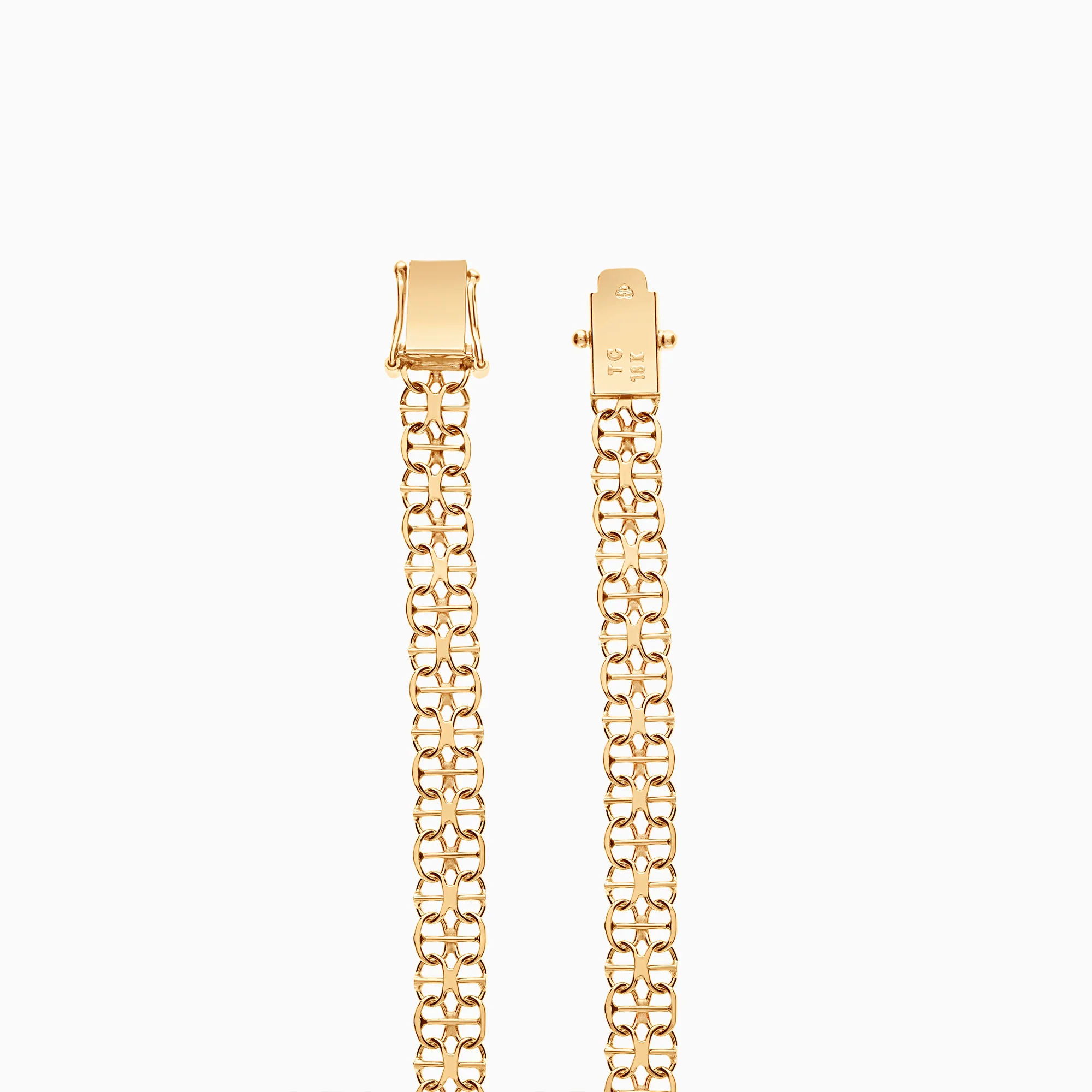 X-link bracelet 7.09g 18K gold - Image 2
