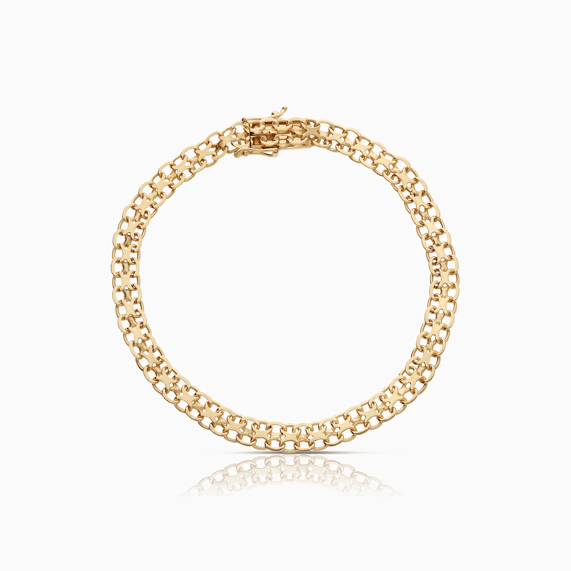 X-link bracelet 7.40g 18K gold