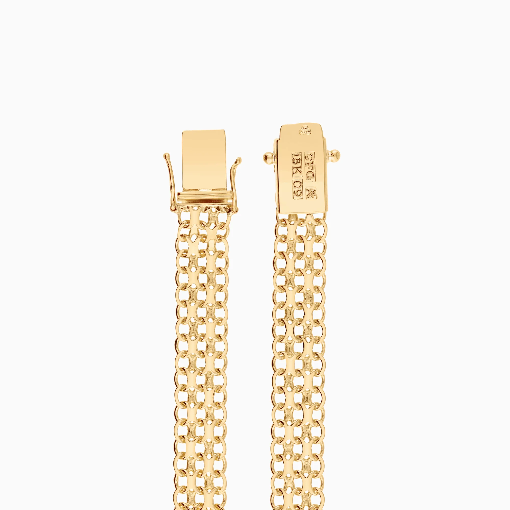 X-link bracelet 8.32g 18K gold - Image 2