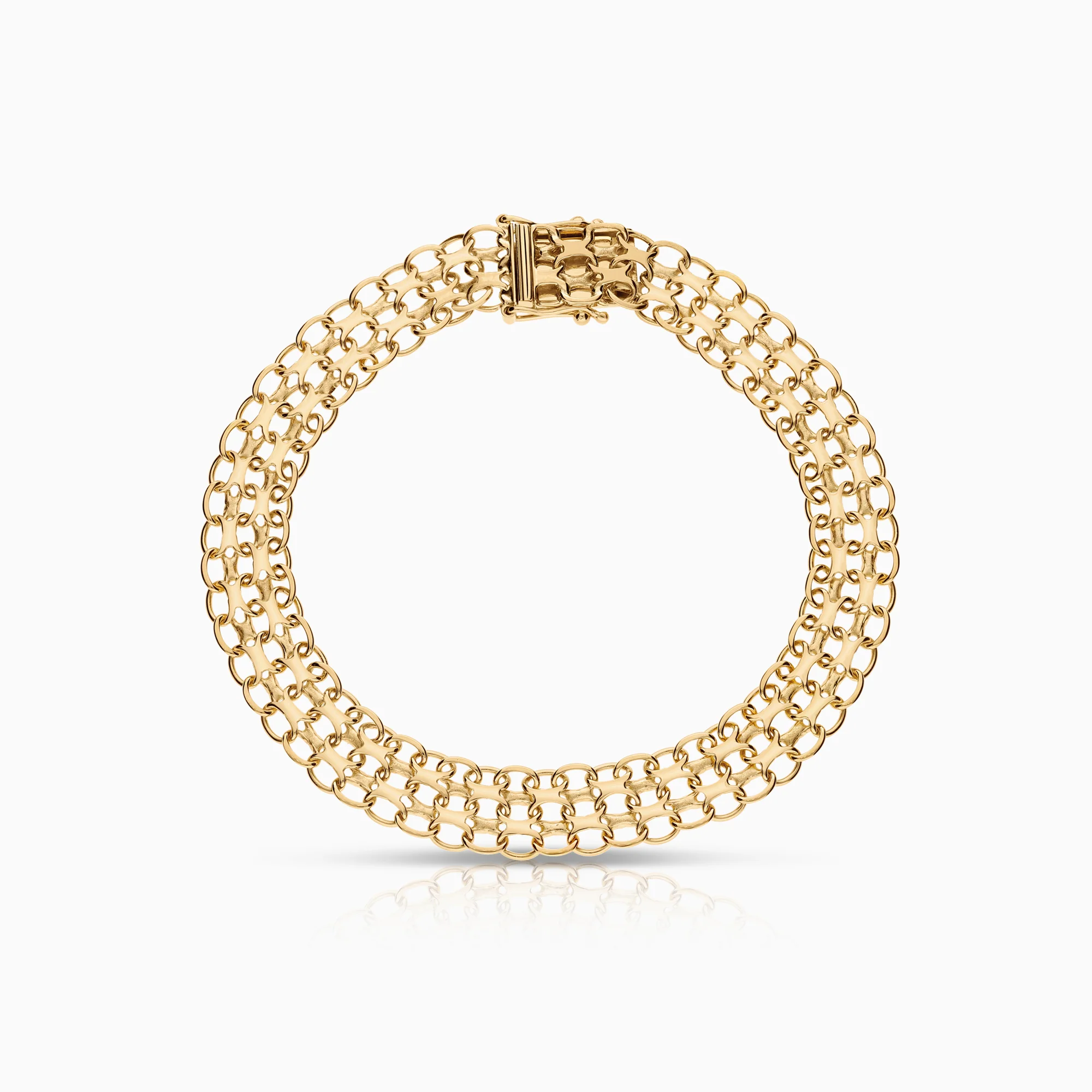 X-link bracelet 9.19g 18K gold