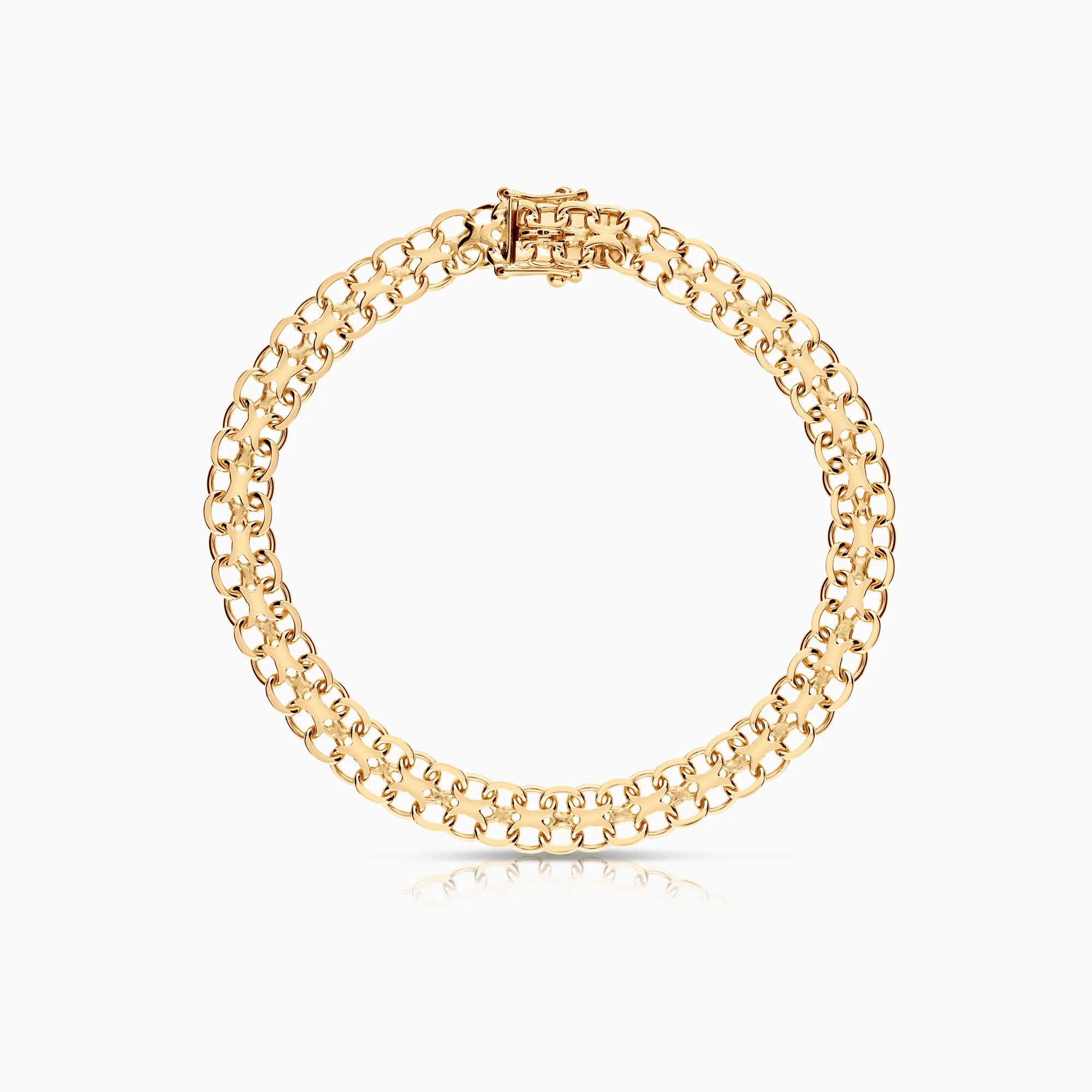 X-link bracelet 9.86g 18K gold