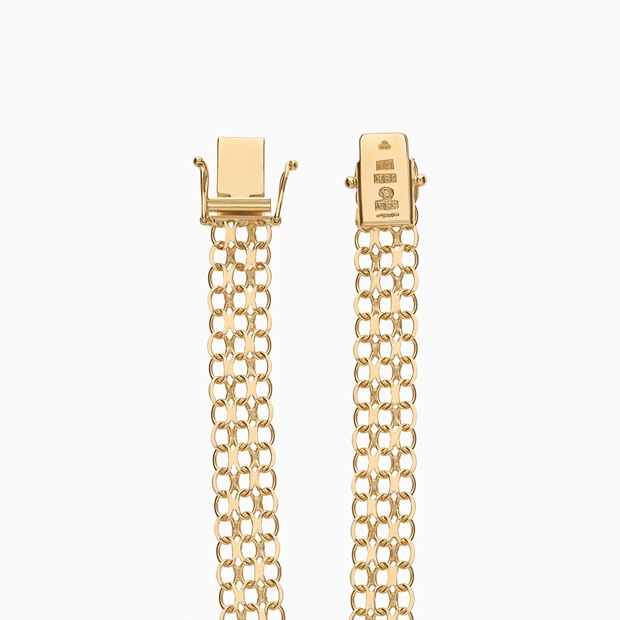 X-link bracelet 9.02g 18K gold - Image 2