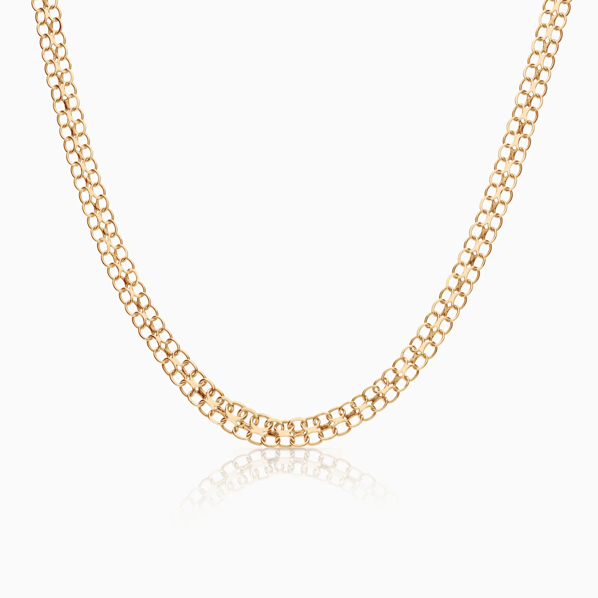 X-link necklace 10.12g 18K gold