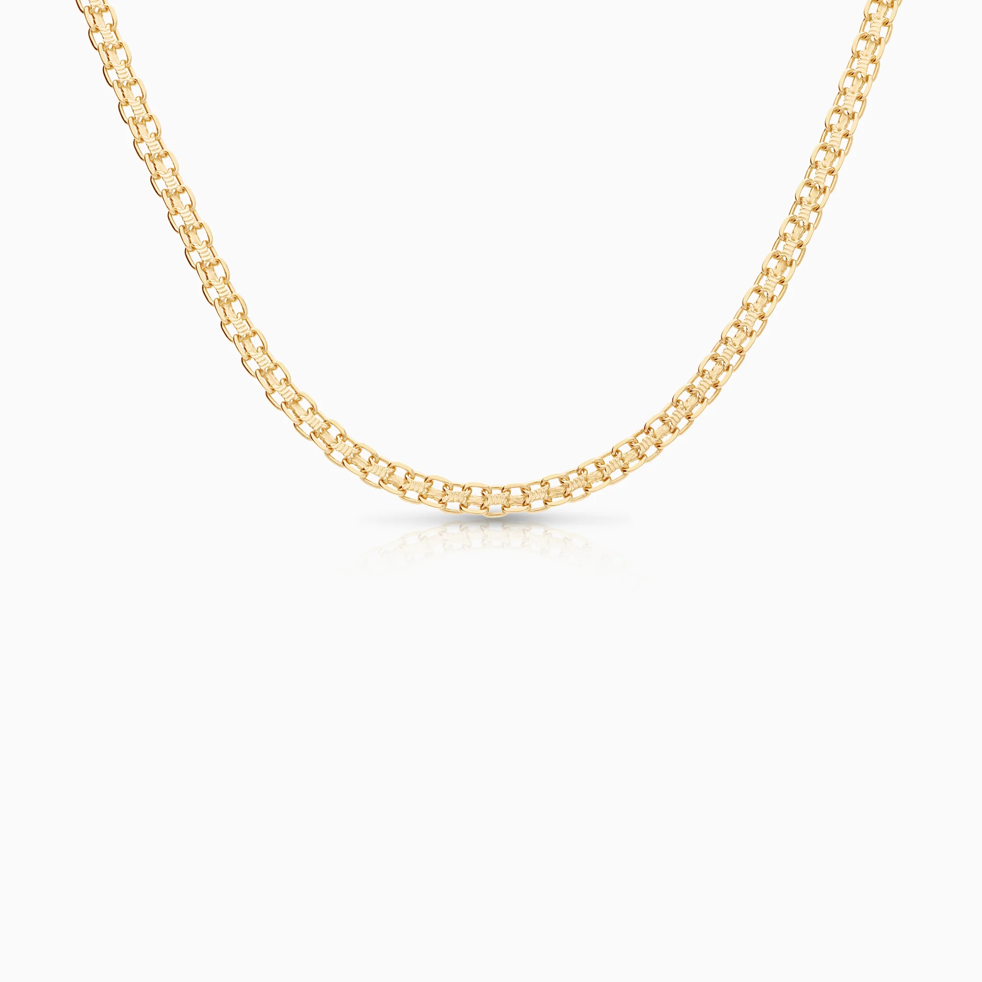 X-link necklace 11.25g 18K gold