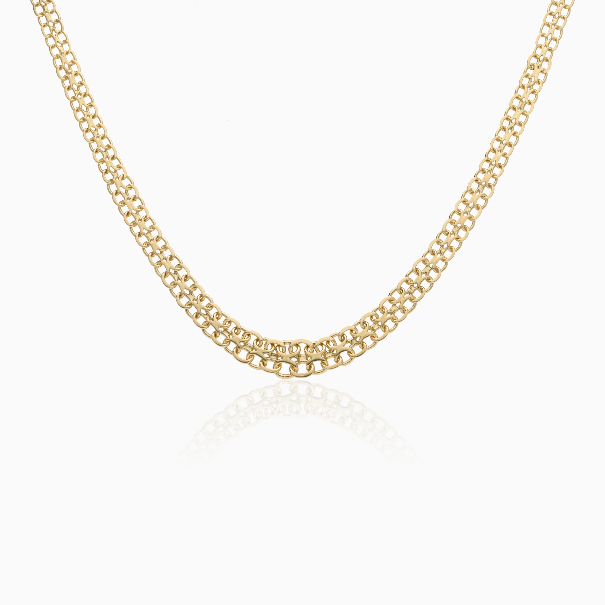 X-link necklace 12.05g 18K gold