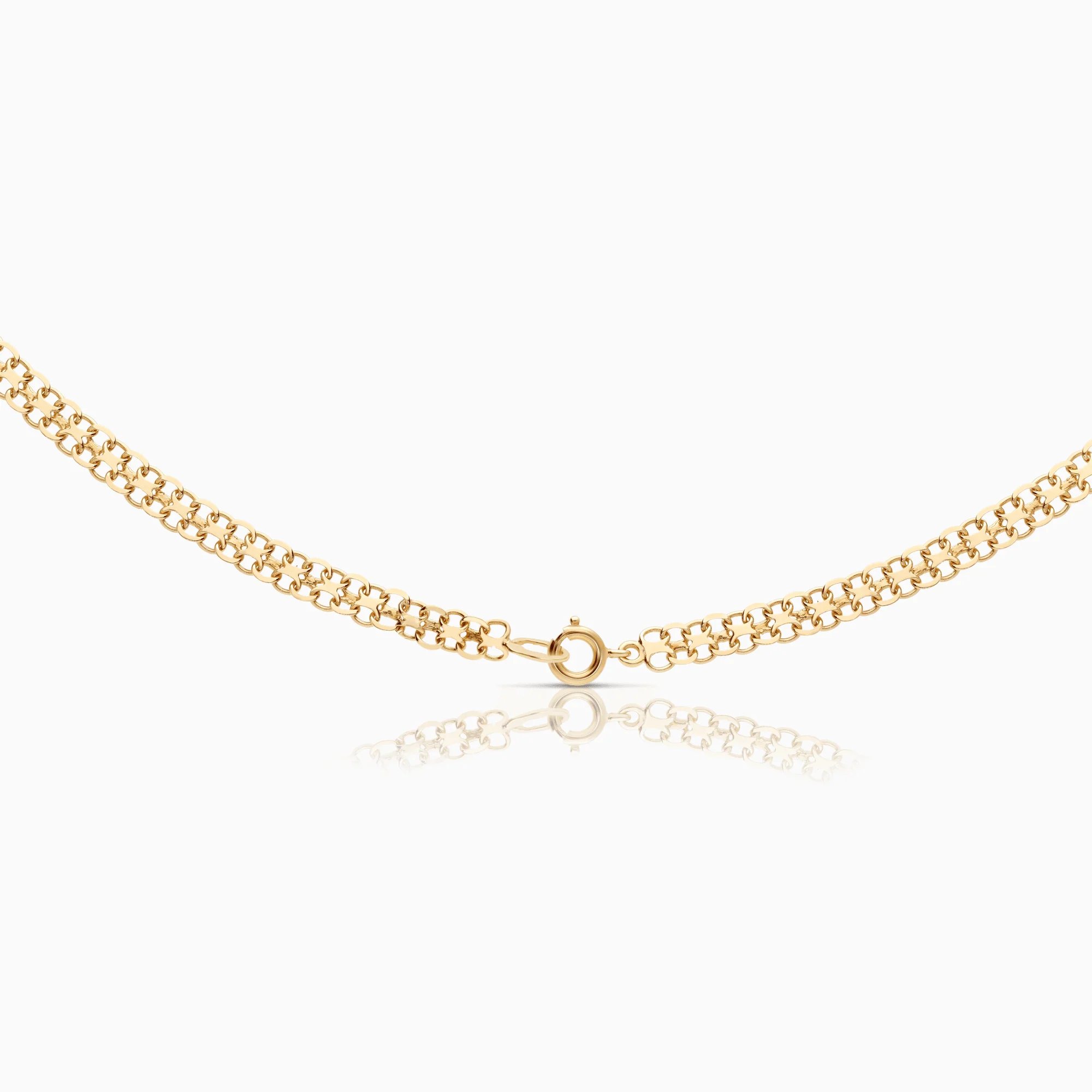 X-link necklace 12.90g 18K gold - Image 2