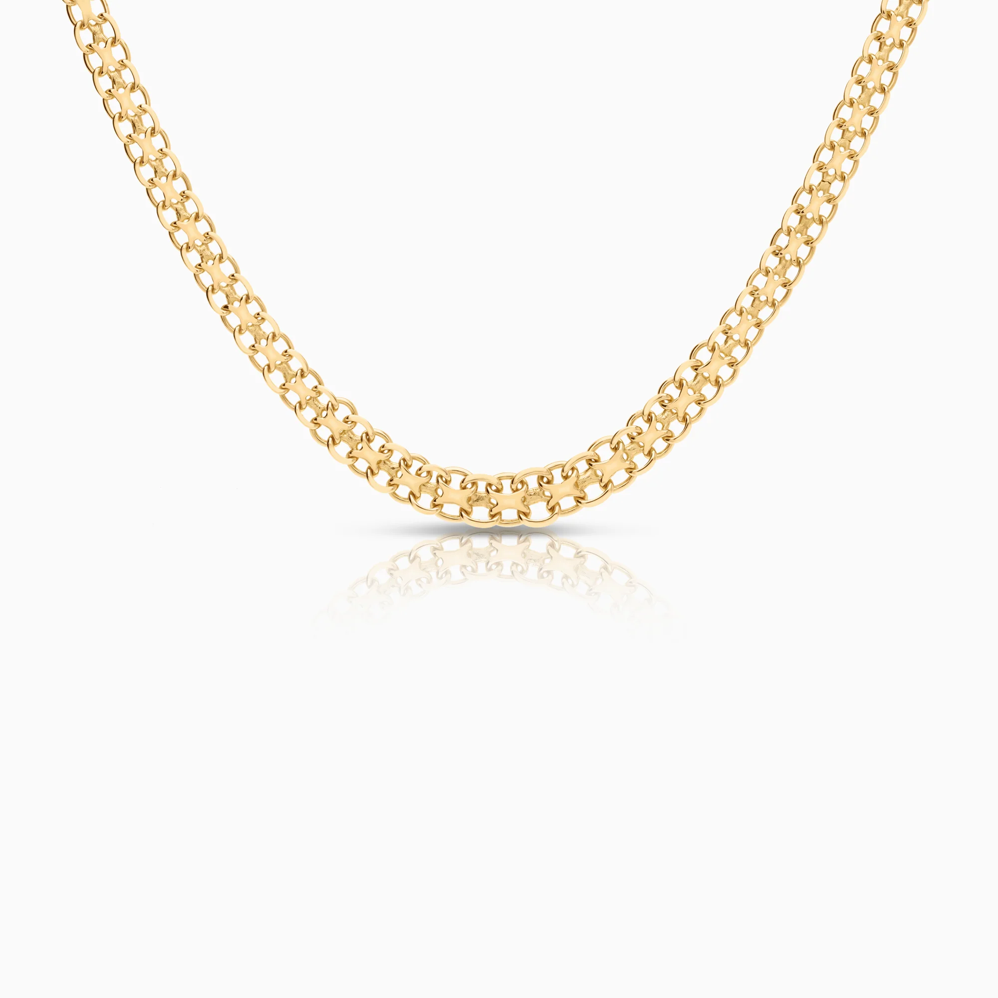X-link necklace 13.38g 18K gold