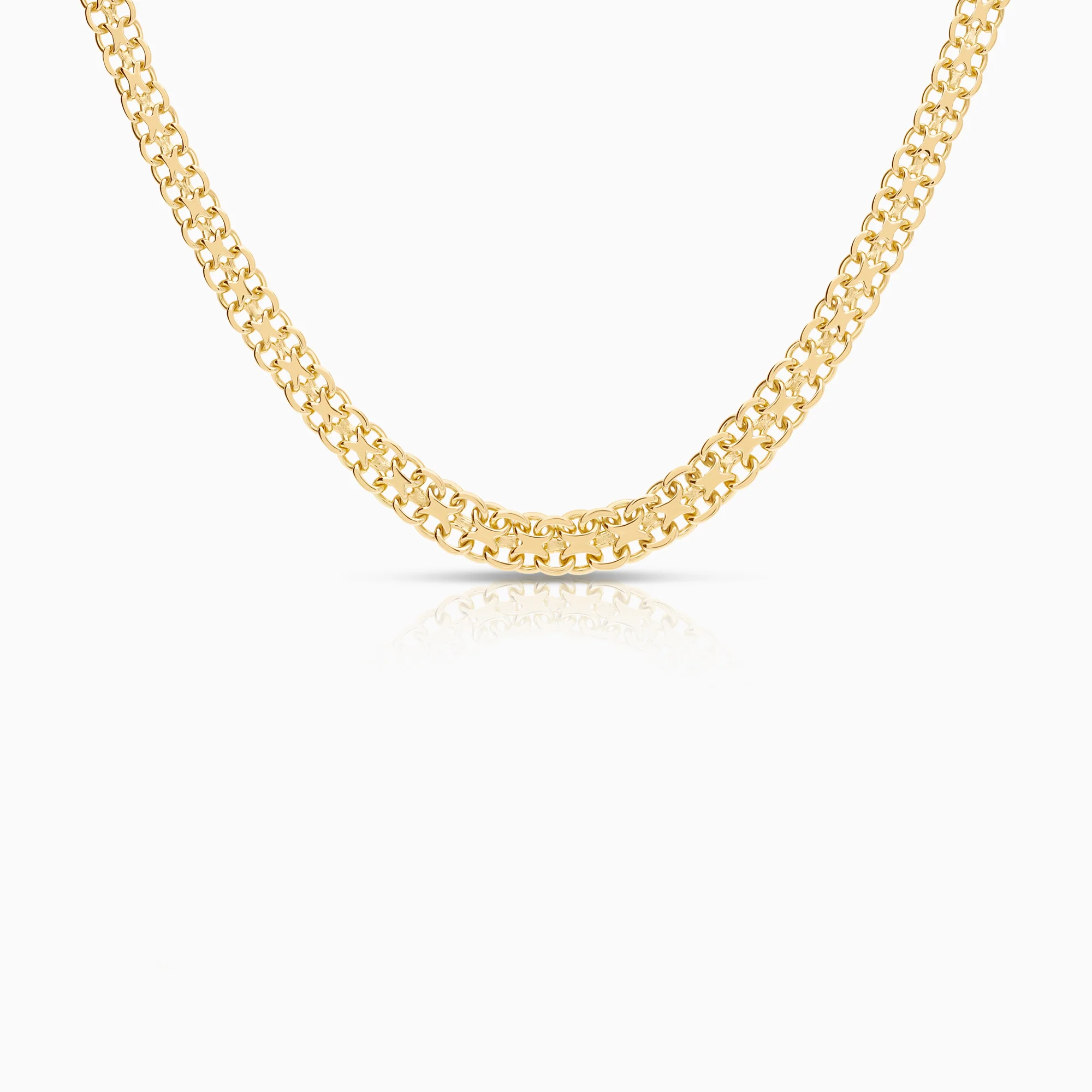 X-link Necklace 15.08g 18K Gold