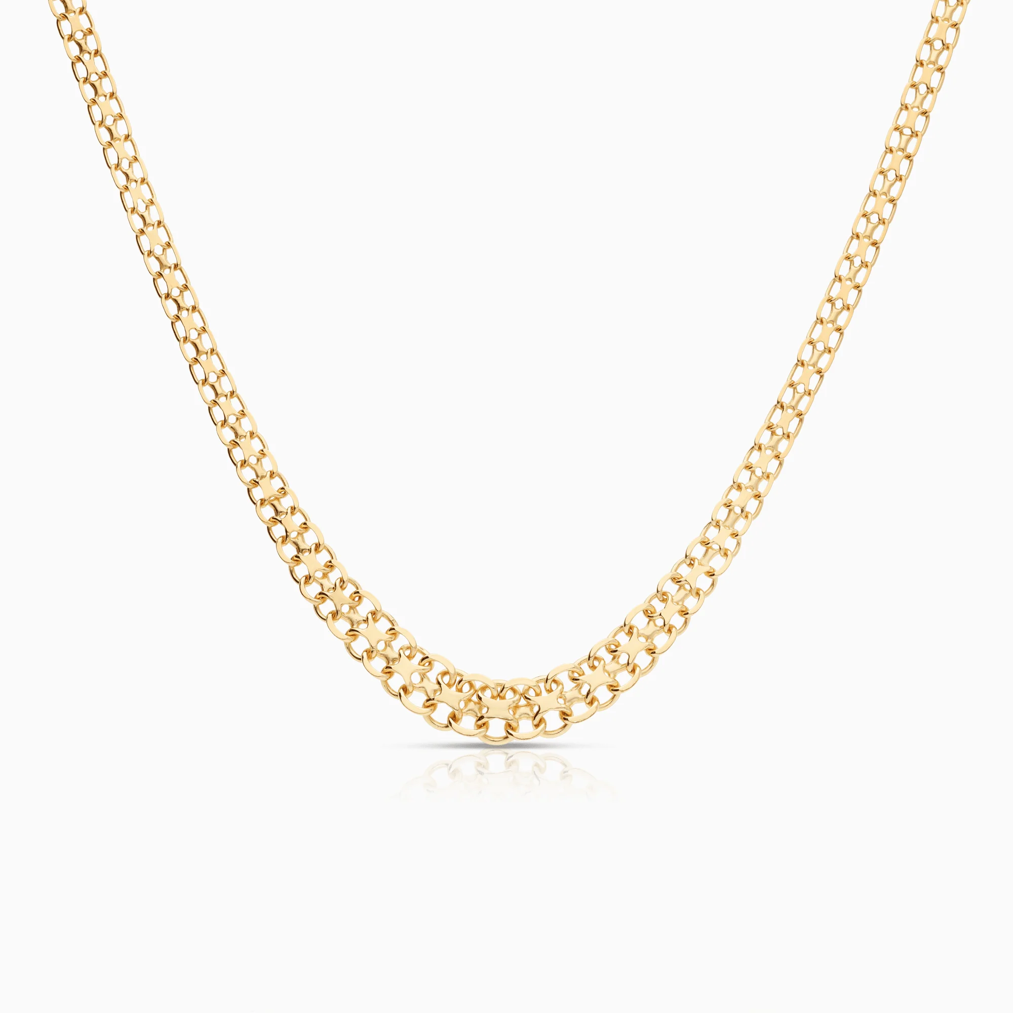X-Link Necklace 15.50g 18K Gold