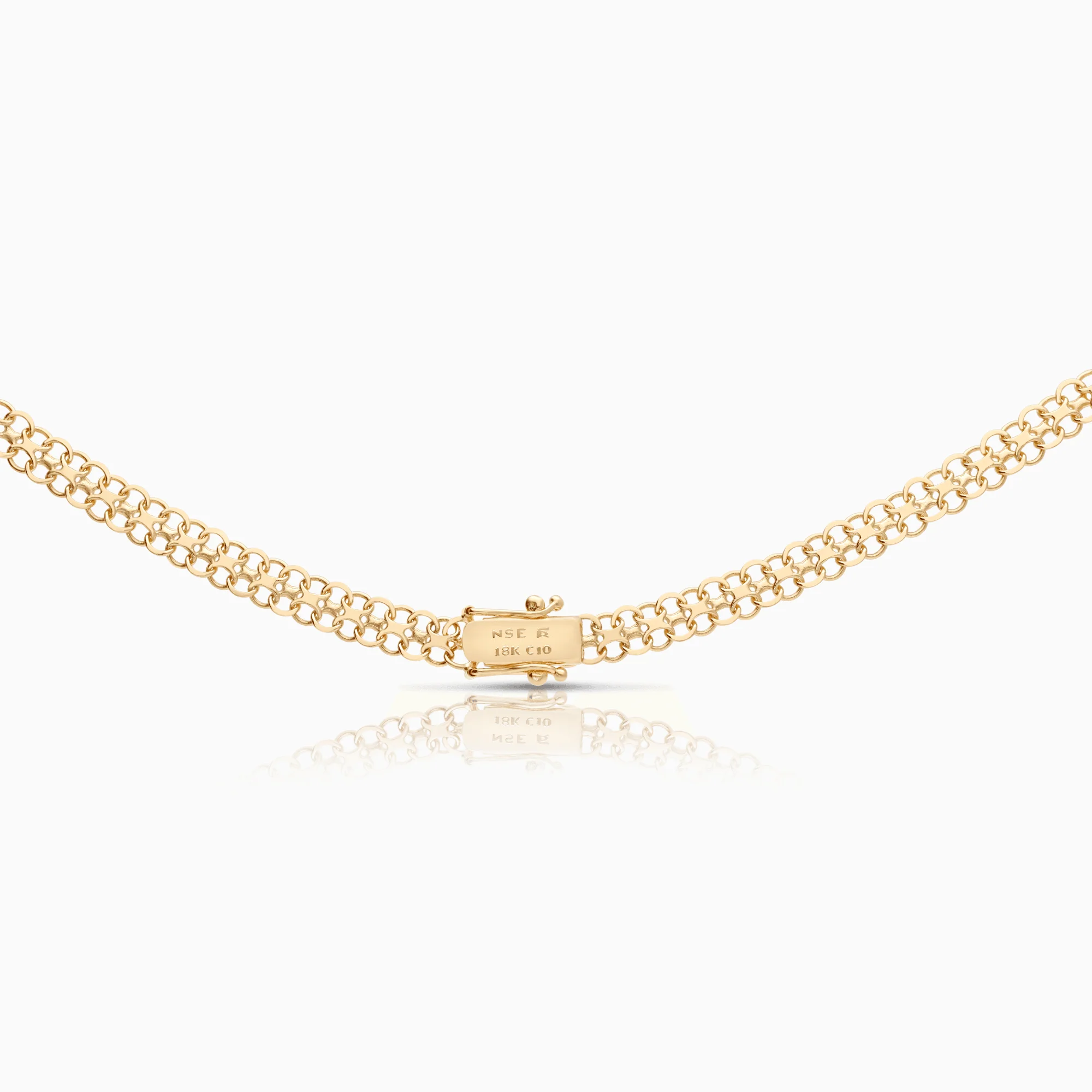 X-link necklace 15.70g 18K gold - Image 2