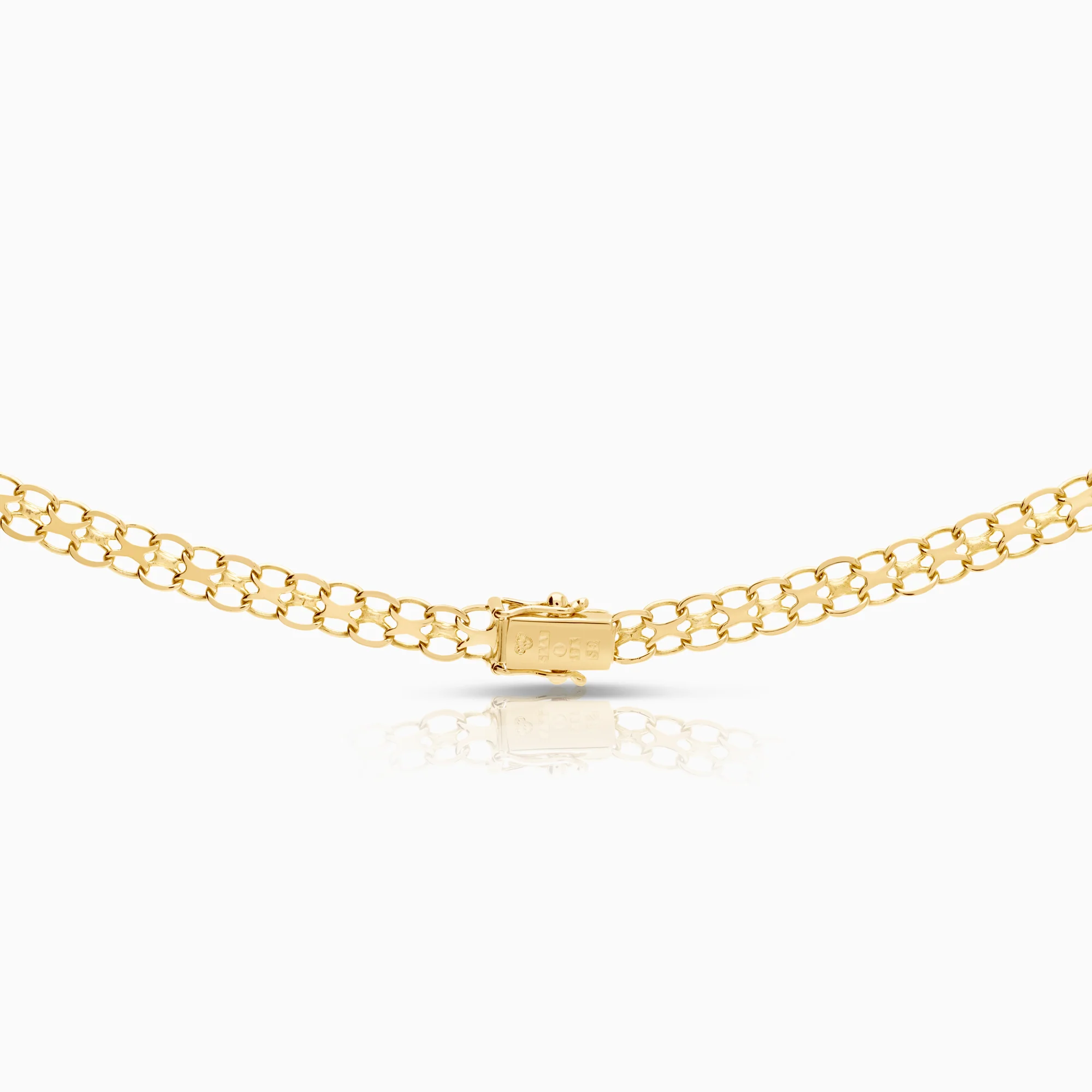 X-link necklace 17.53g 18K gold - Image 2