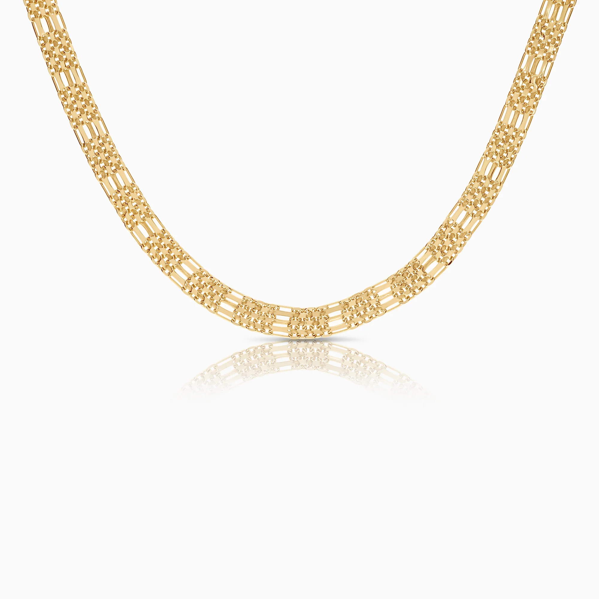 X-link necklace 18.29g 18K gold