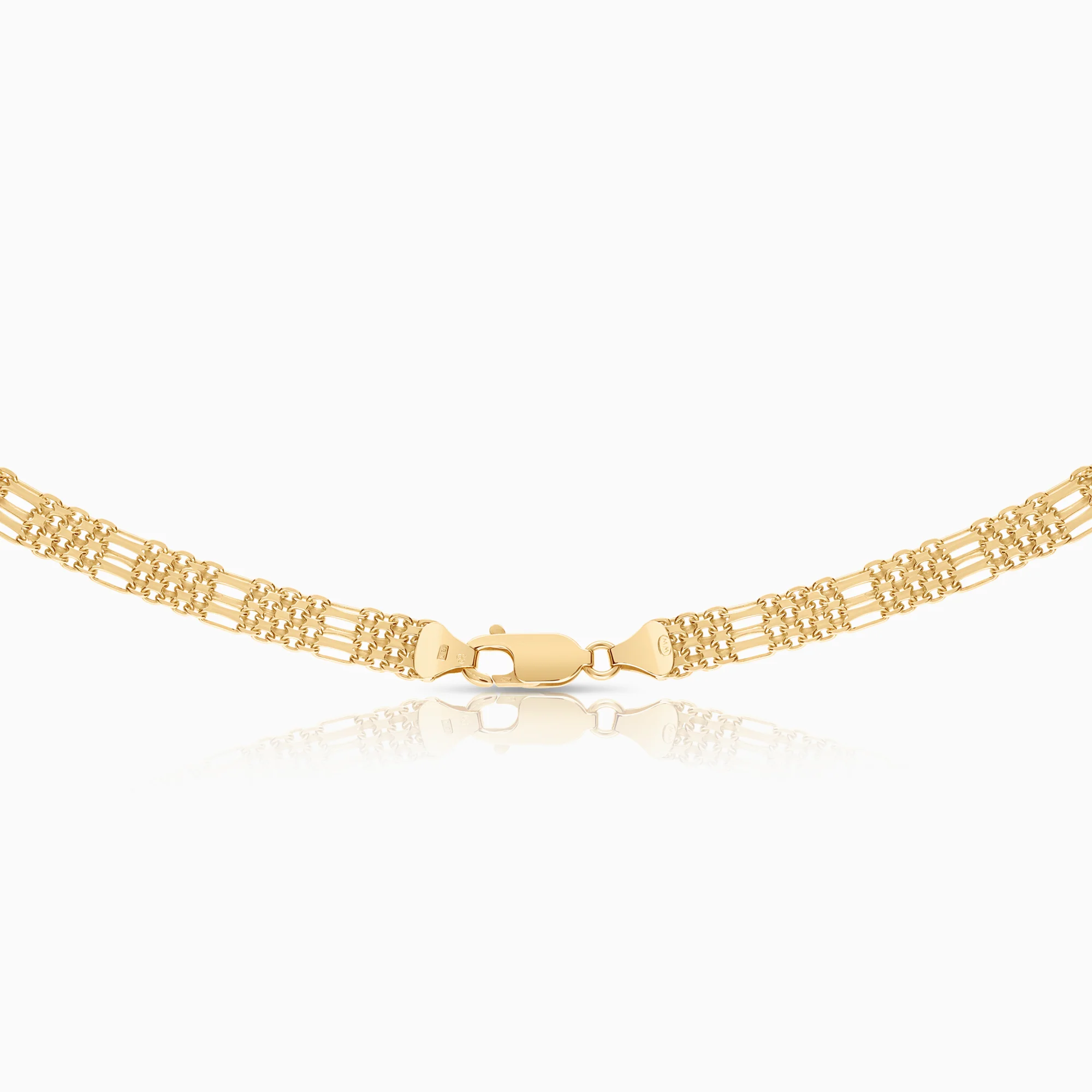 X-link necklace 18.29g 18K gold - Image 2