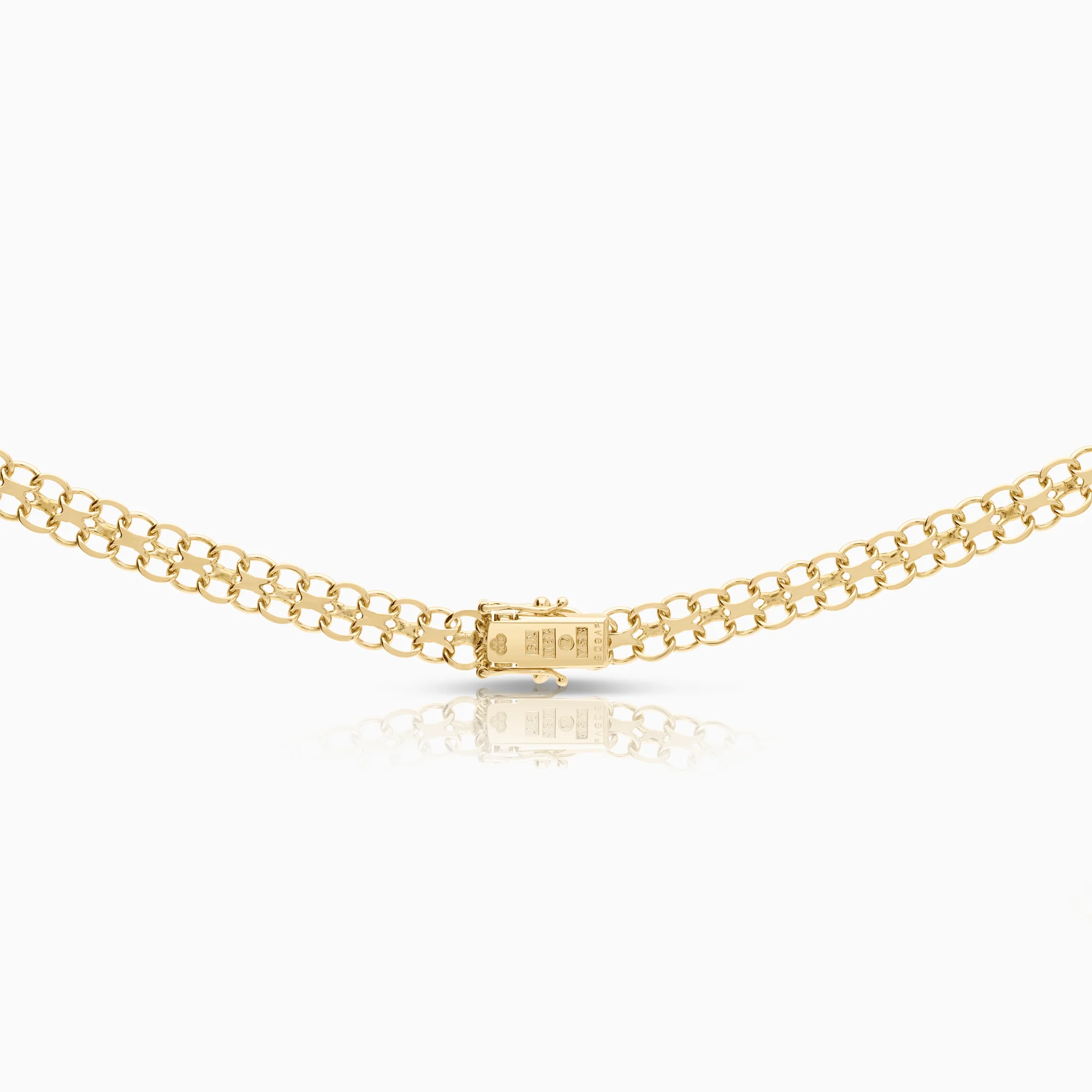 X-link necklace 21.50g 18K gold - Image 2