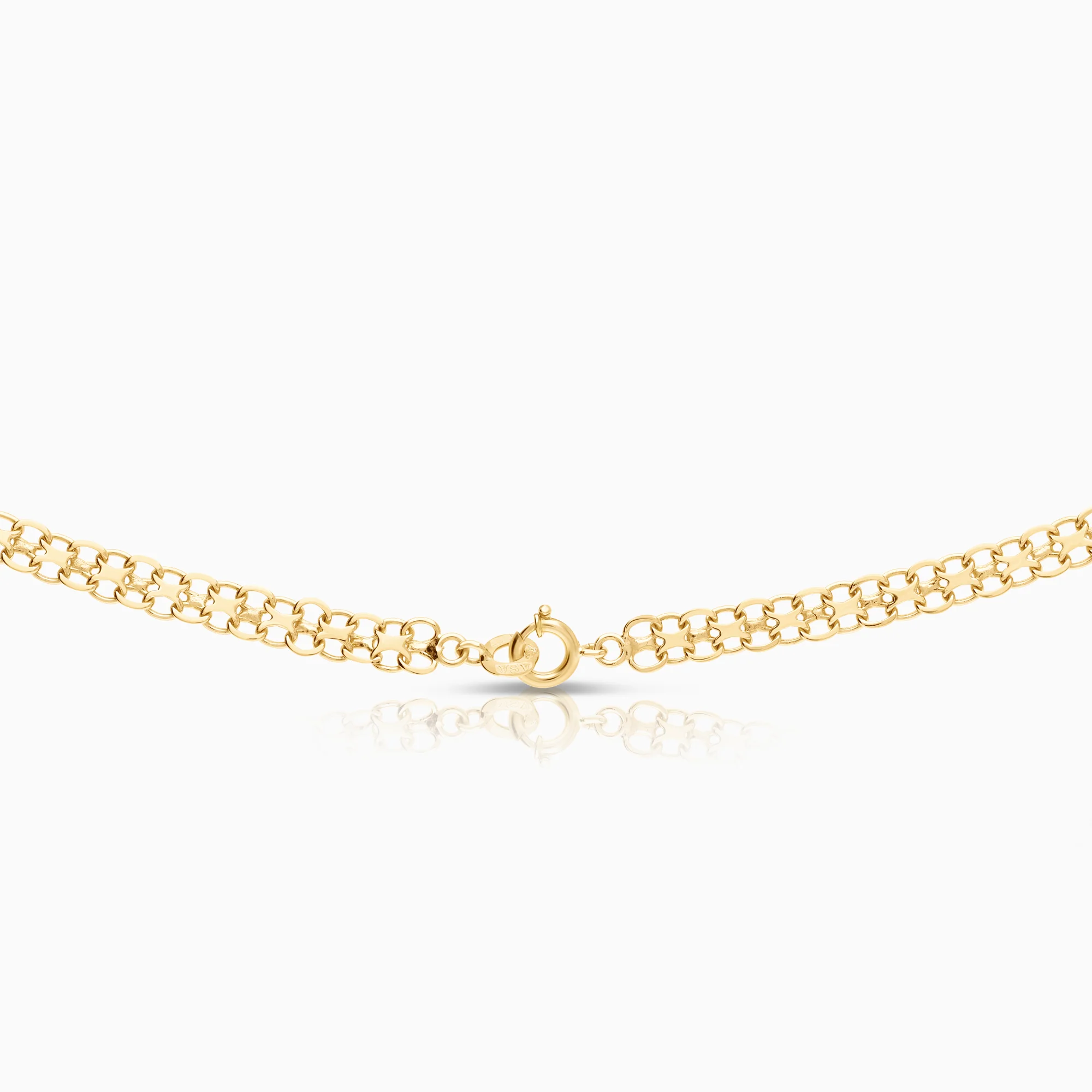 X-link necklace 23.88g 18K gold - Image 2