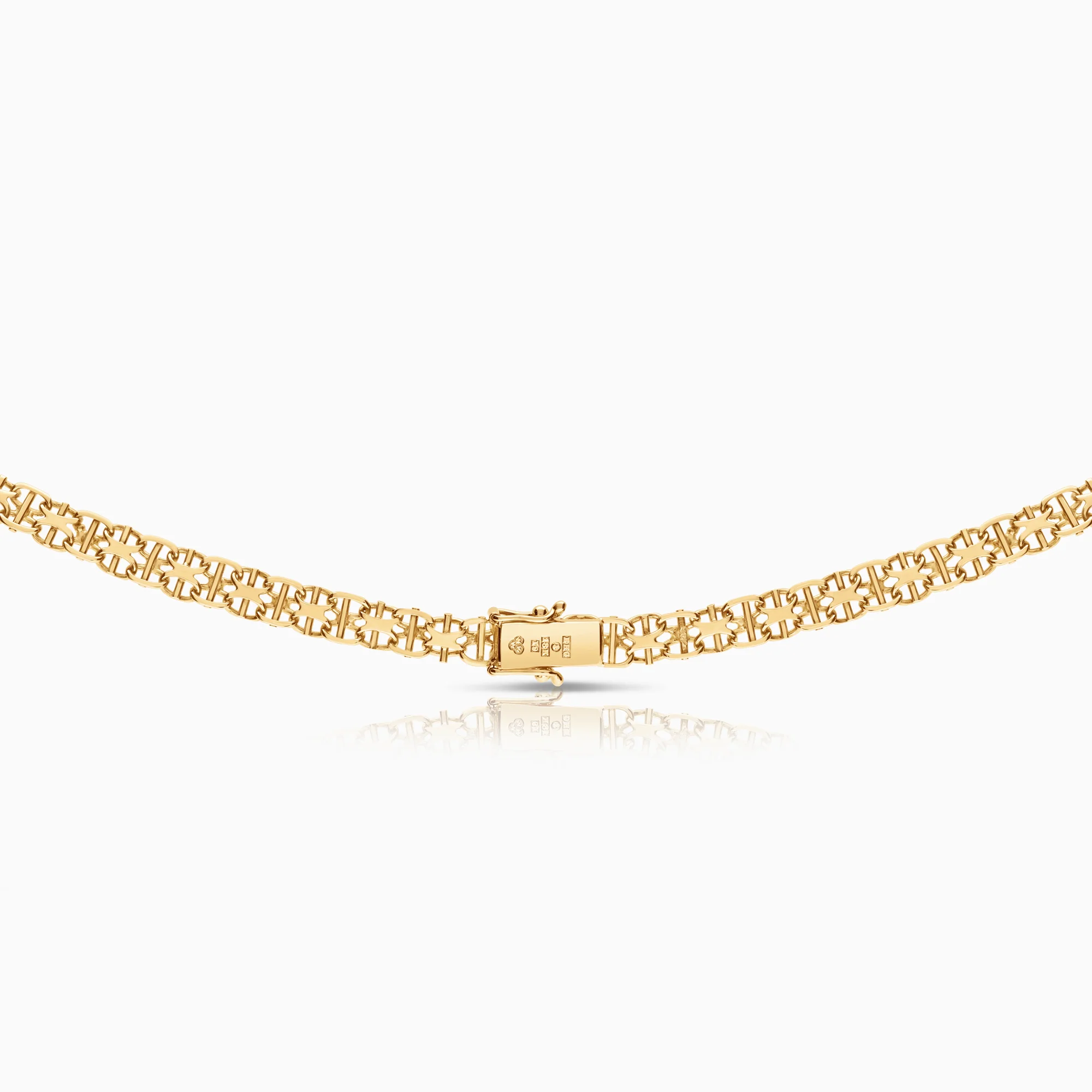 X-link necklace 25.24g 18K gold - Image 2