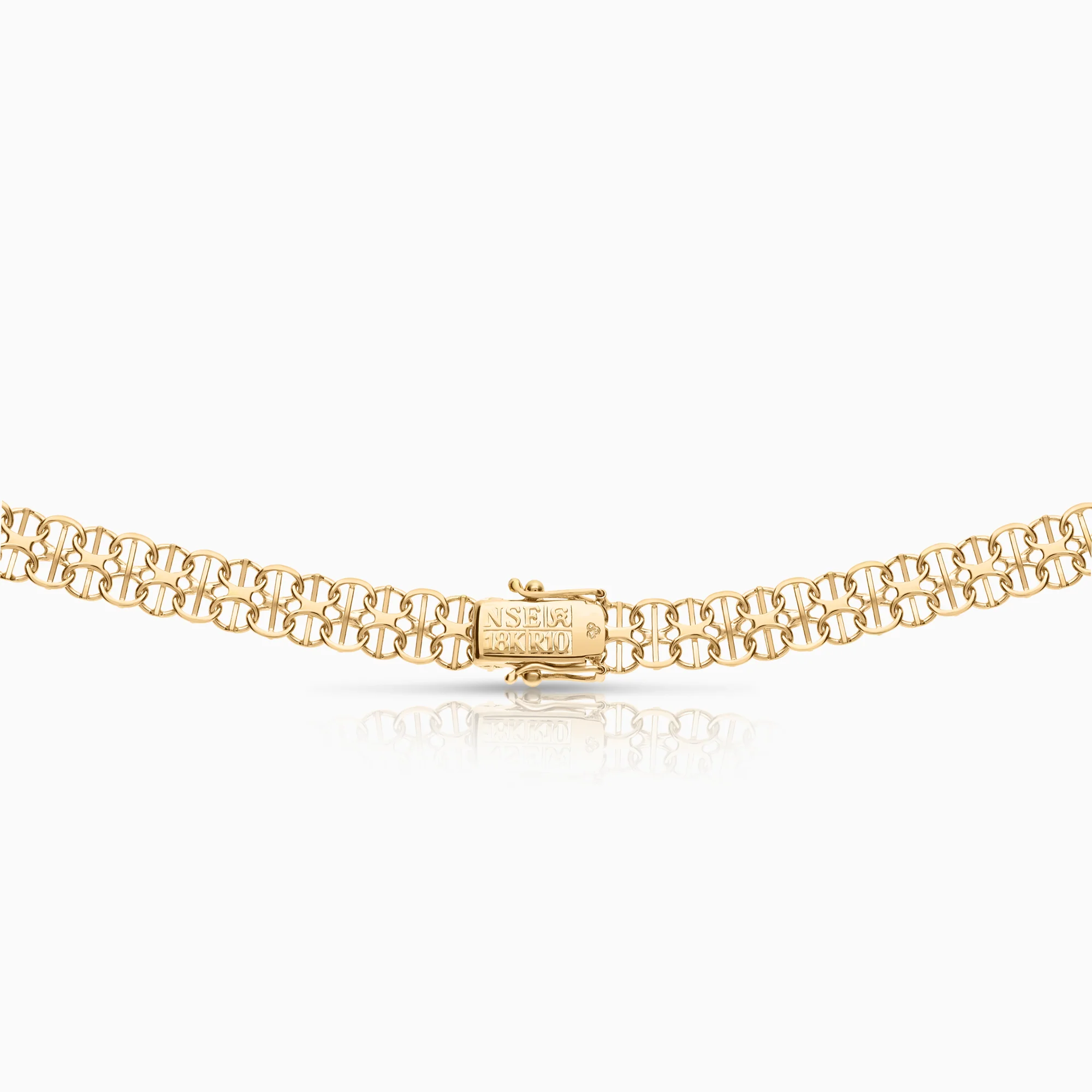 X-link necklace 28.53g 18K gold. - Image 2