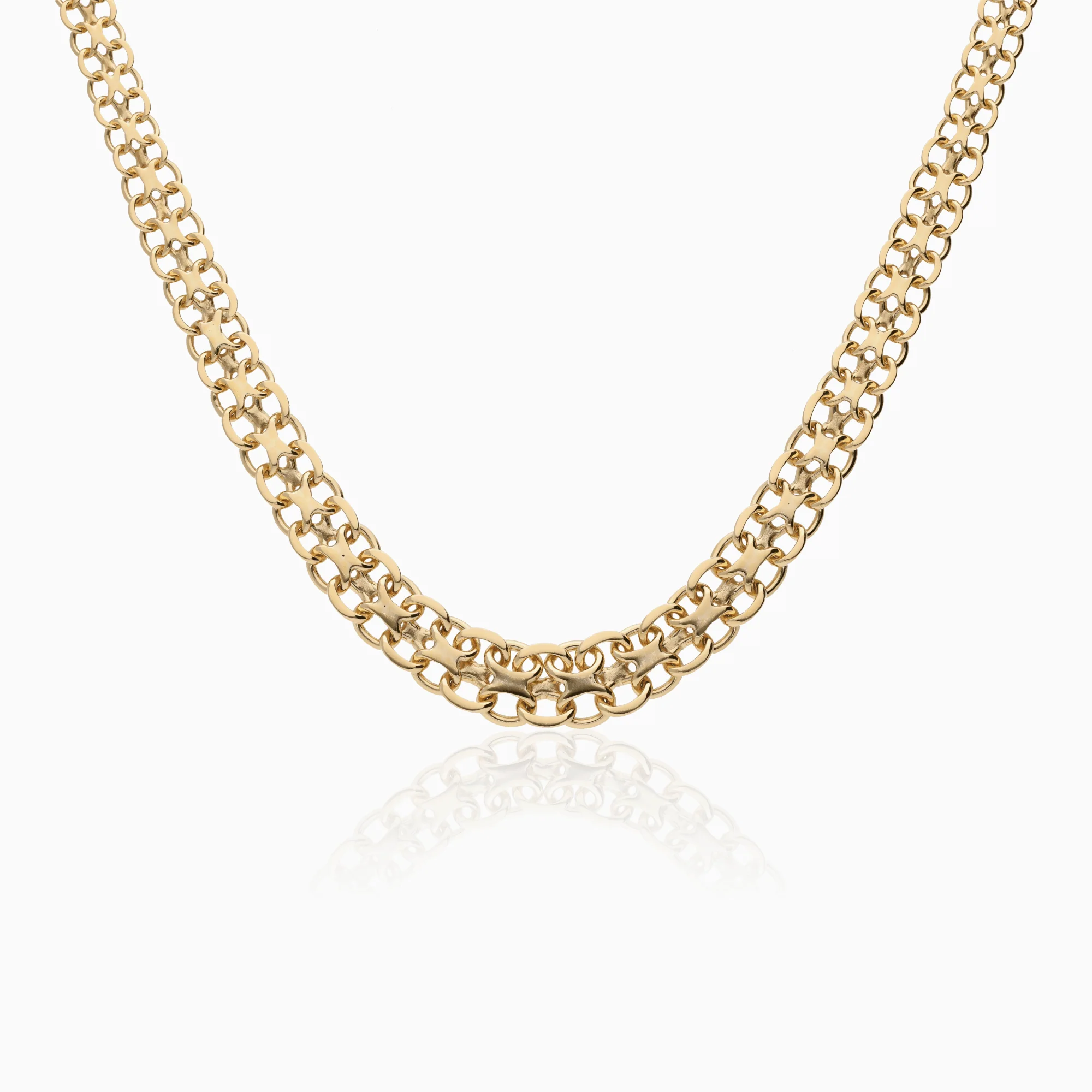 X-link chain 29.30g 18K gold