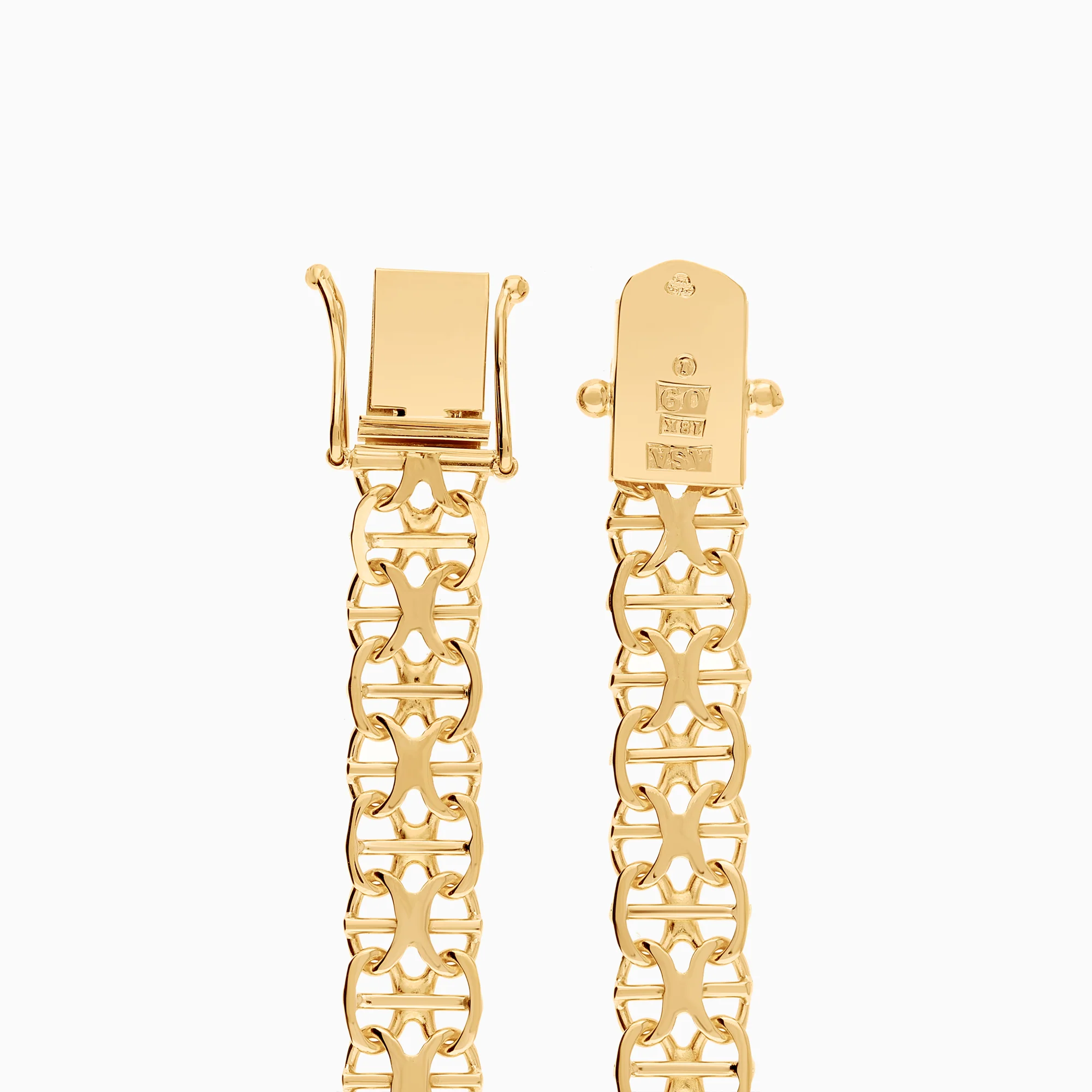 X-link with bar bracelet 11.45g 18K gold - Image 2