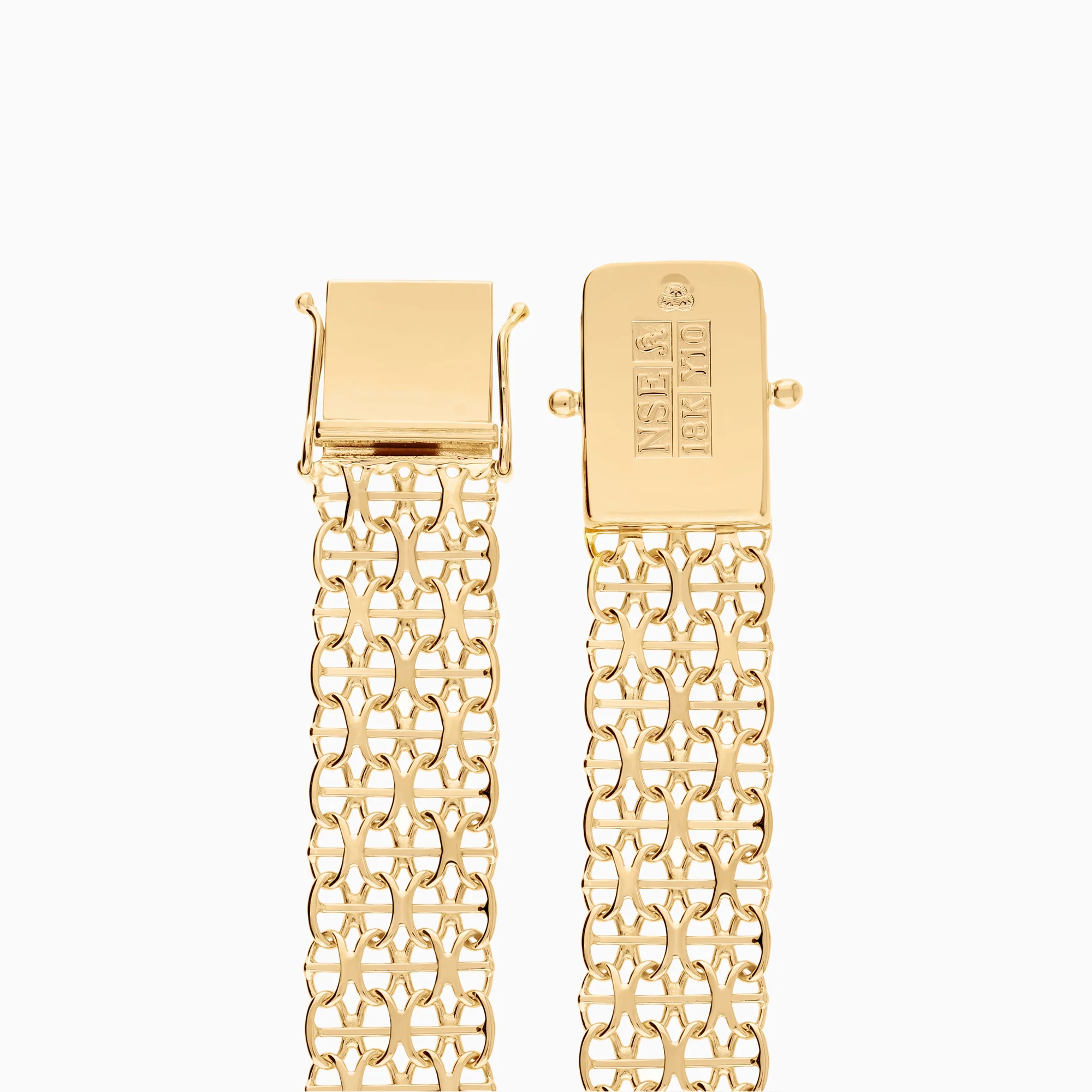 X-link with bar bracelet 12.95g 18K gold - Image 2